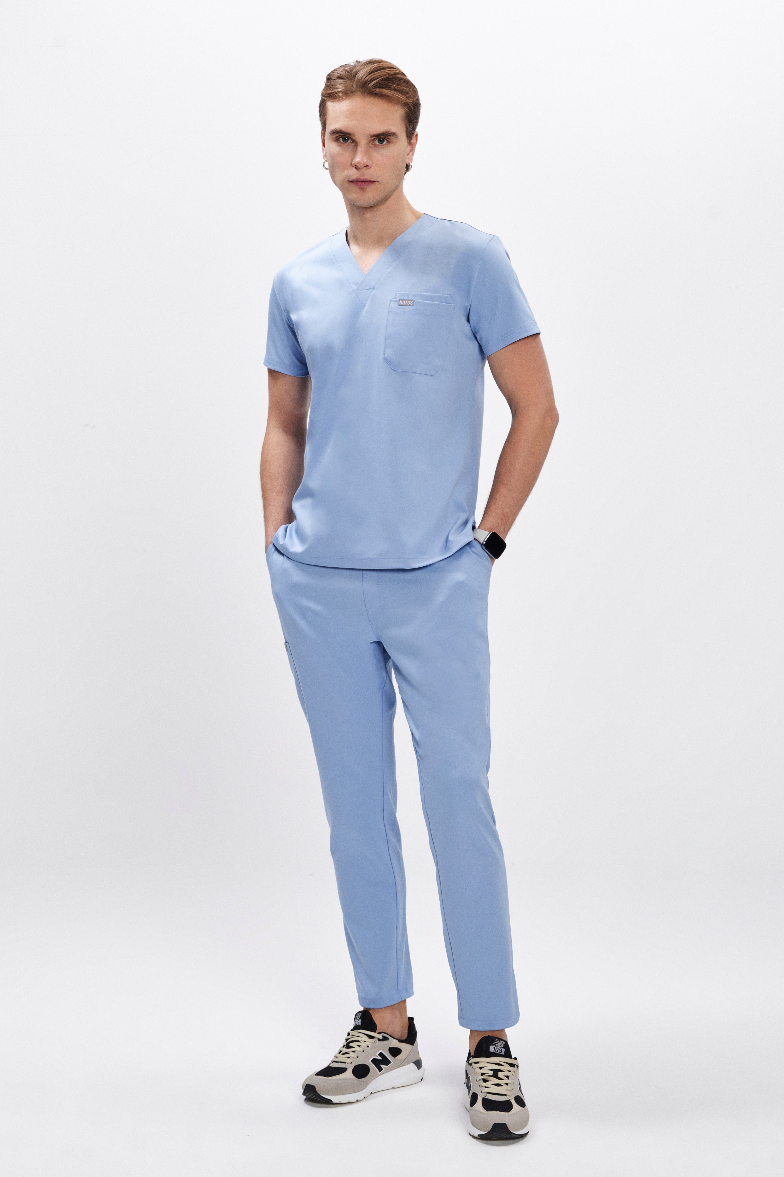 N E W Y O R K - Açık Mavi Erkek Üniforma Takım