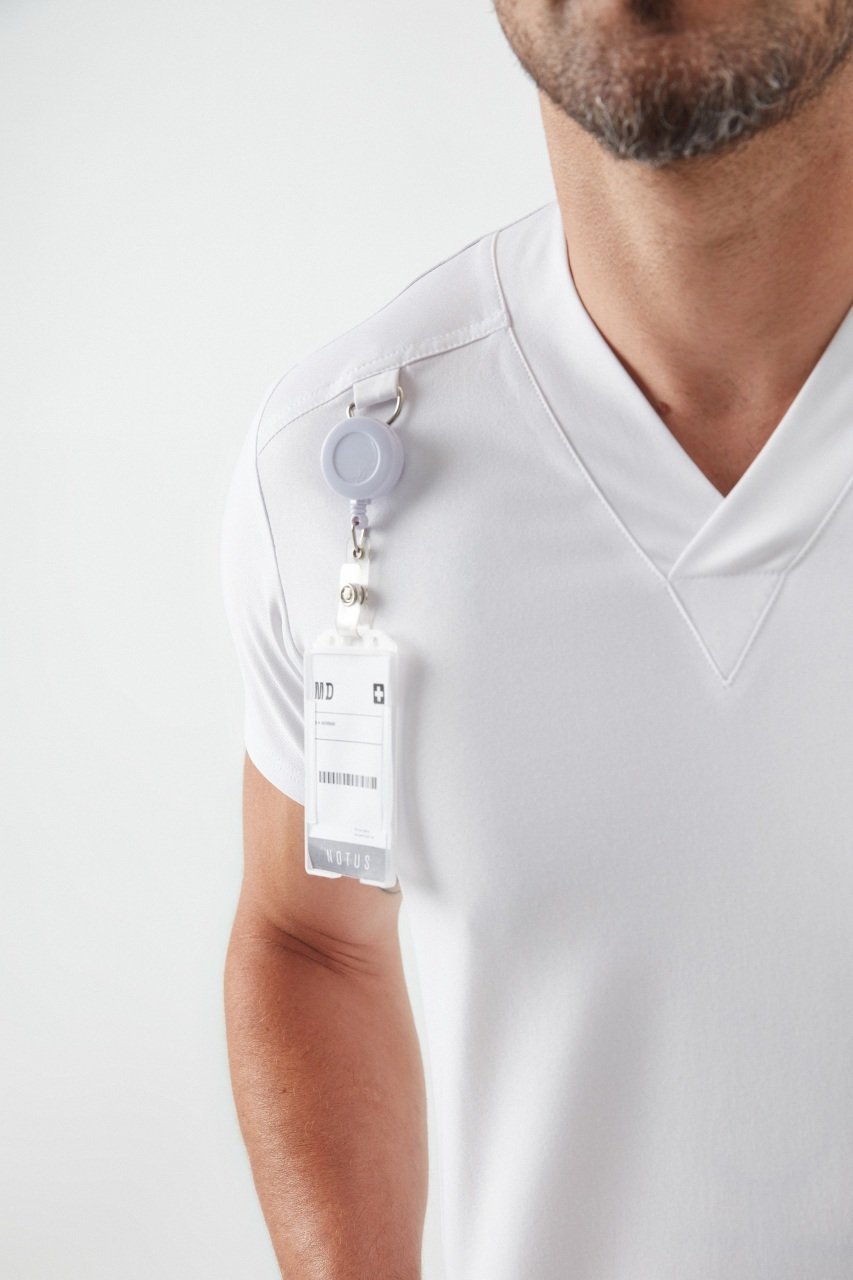 O R L O V - Beyaz Erkek Üniforma Üst