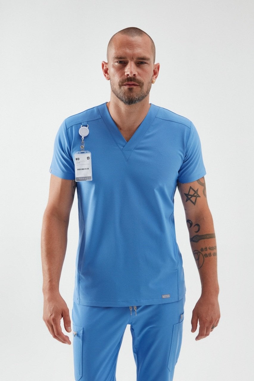 O R L O V - Arktik Mavi Erkek Üniforma Üst