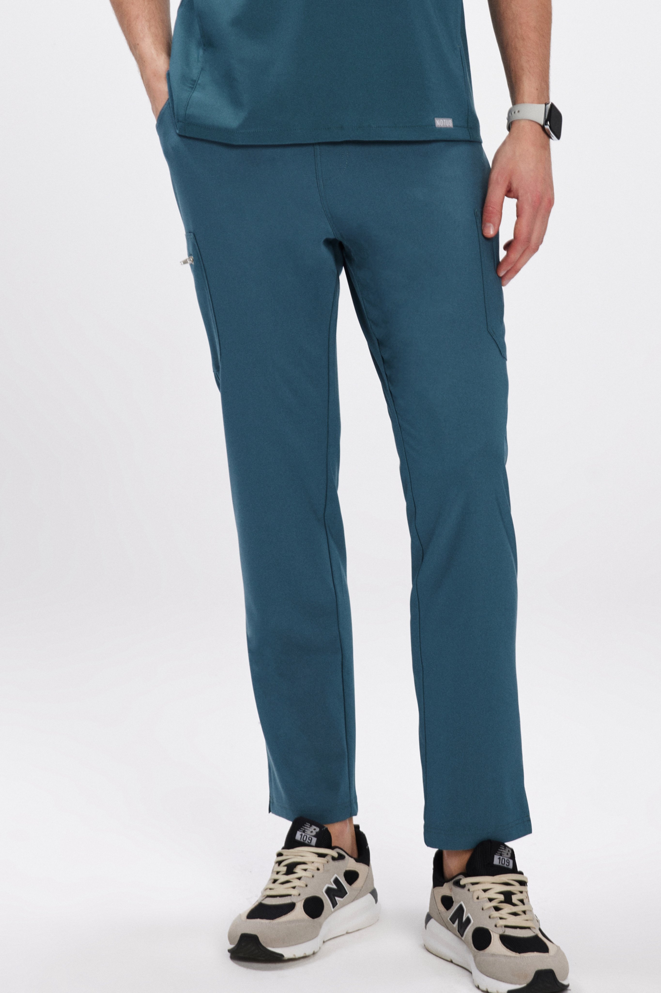 A L L N A T T - Petrol Yeşili Erkek Üniforma Alt