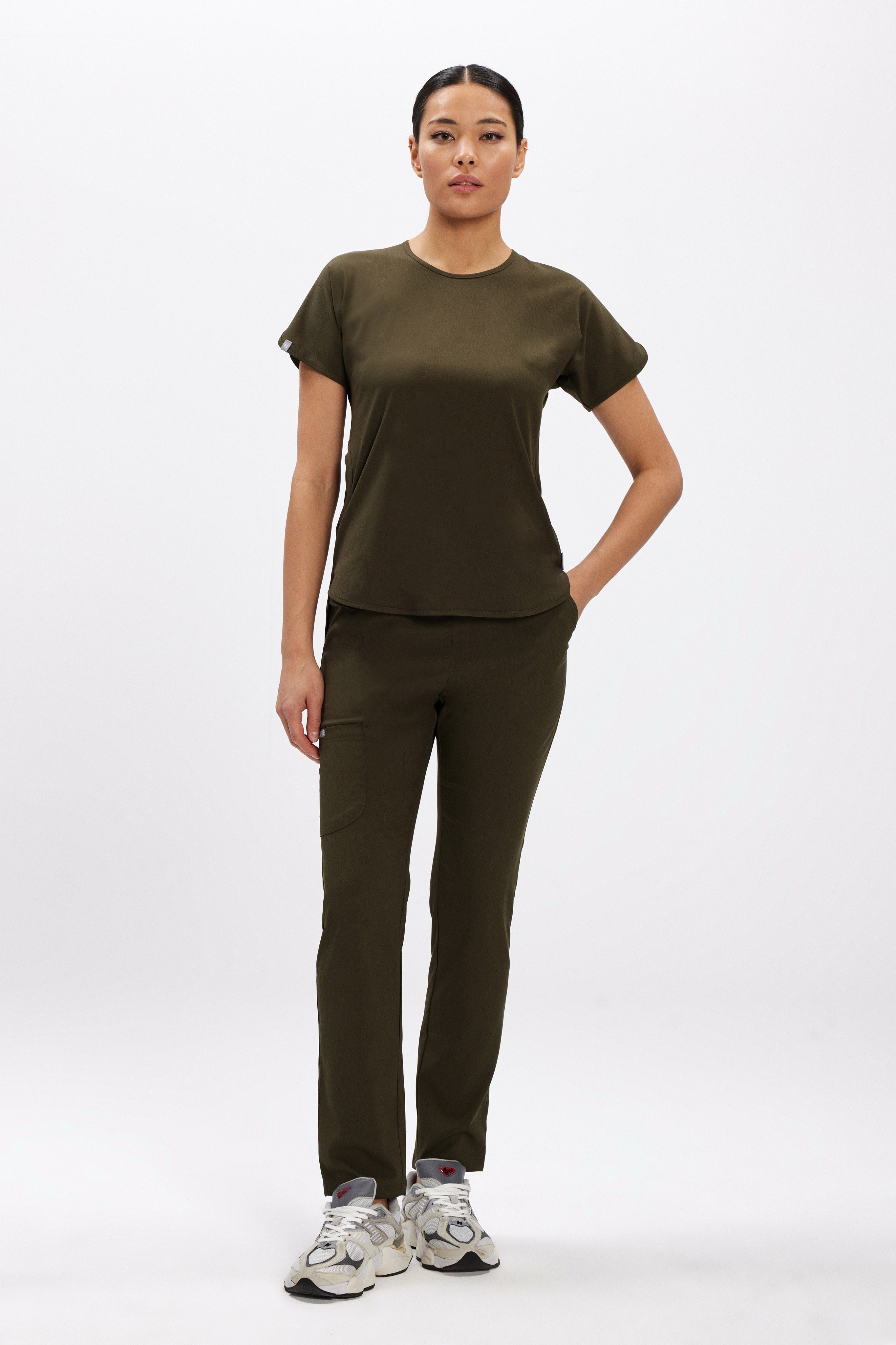 M E L B O U R N E - Haki Kadın Üniforma Takım