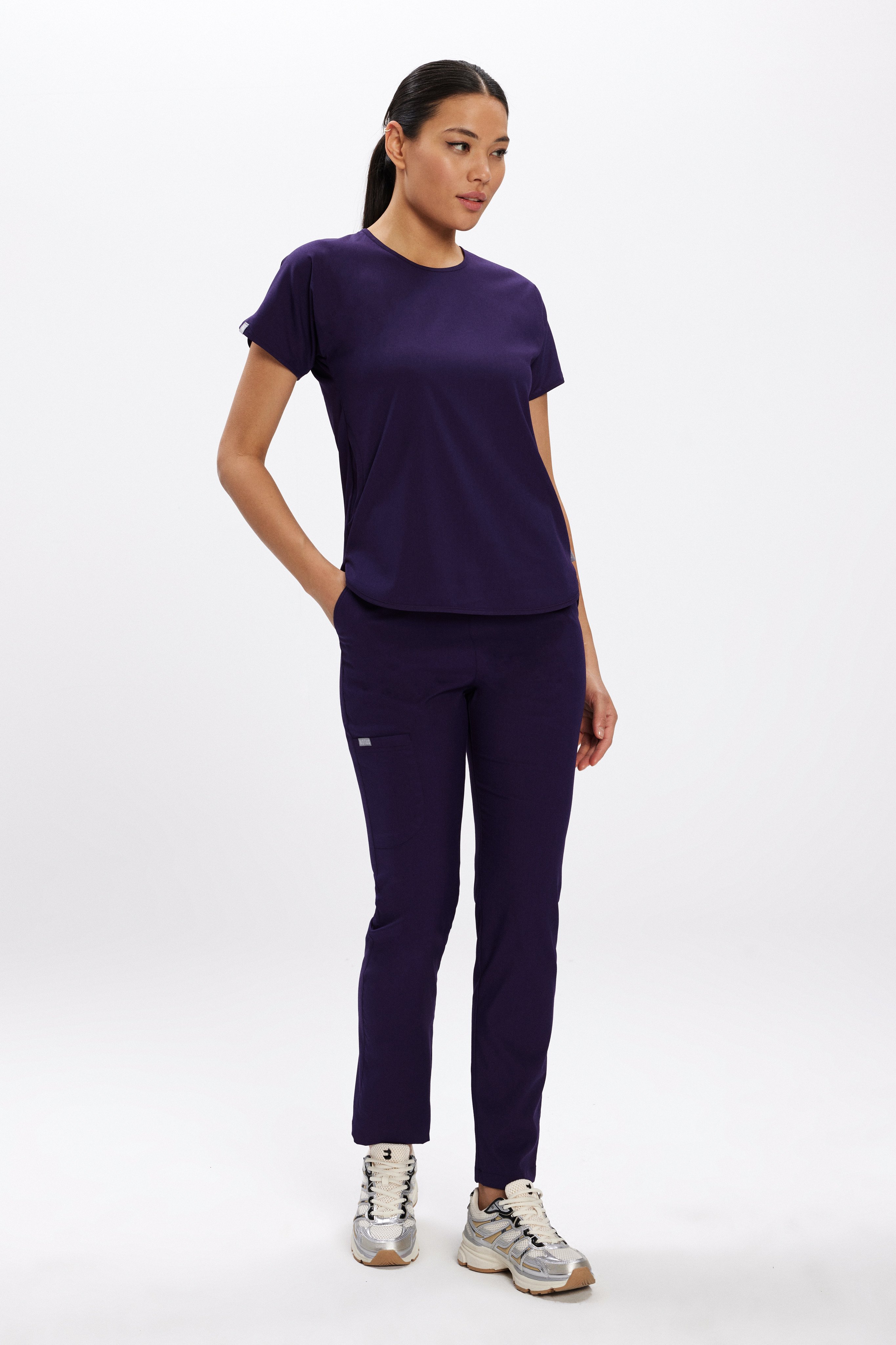 M E L B O U R N E - Mor Kadın Üniforma Takım