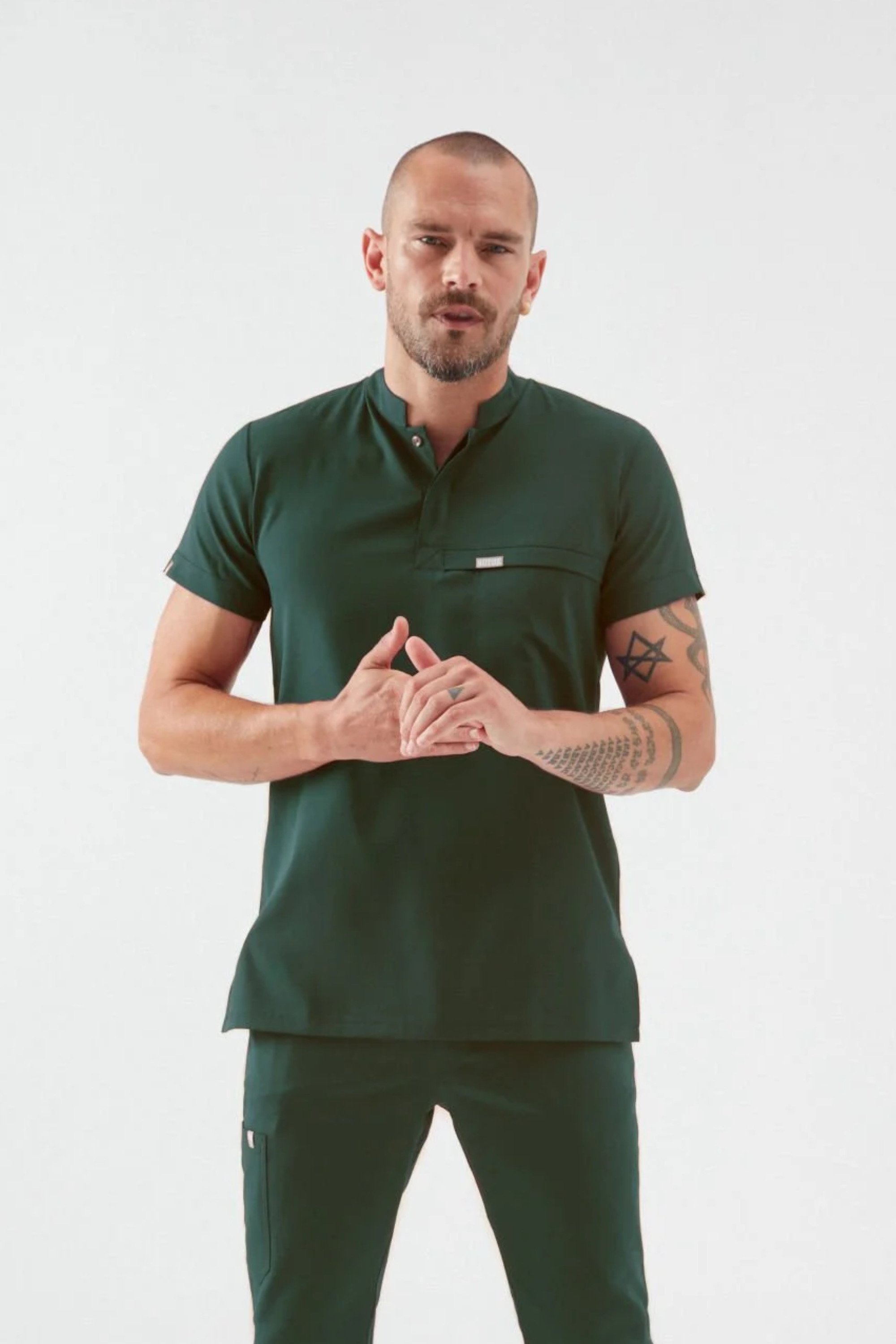 S Y D N E Y - Çam Yeşili Erkek Üniforma Üst