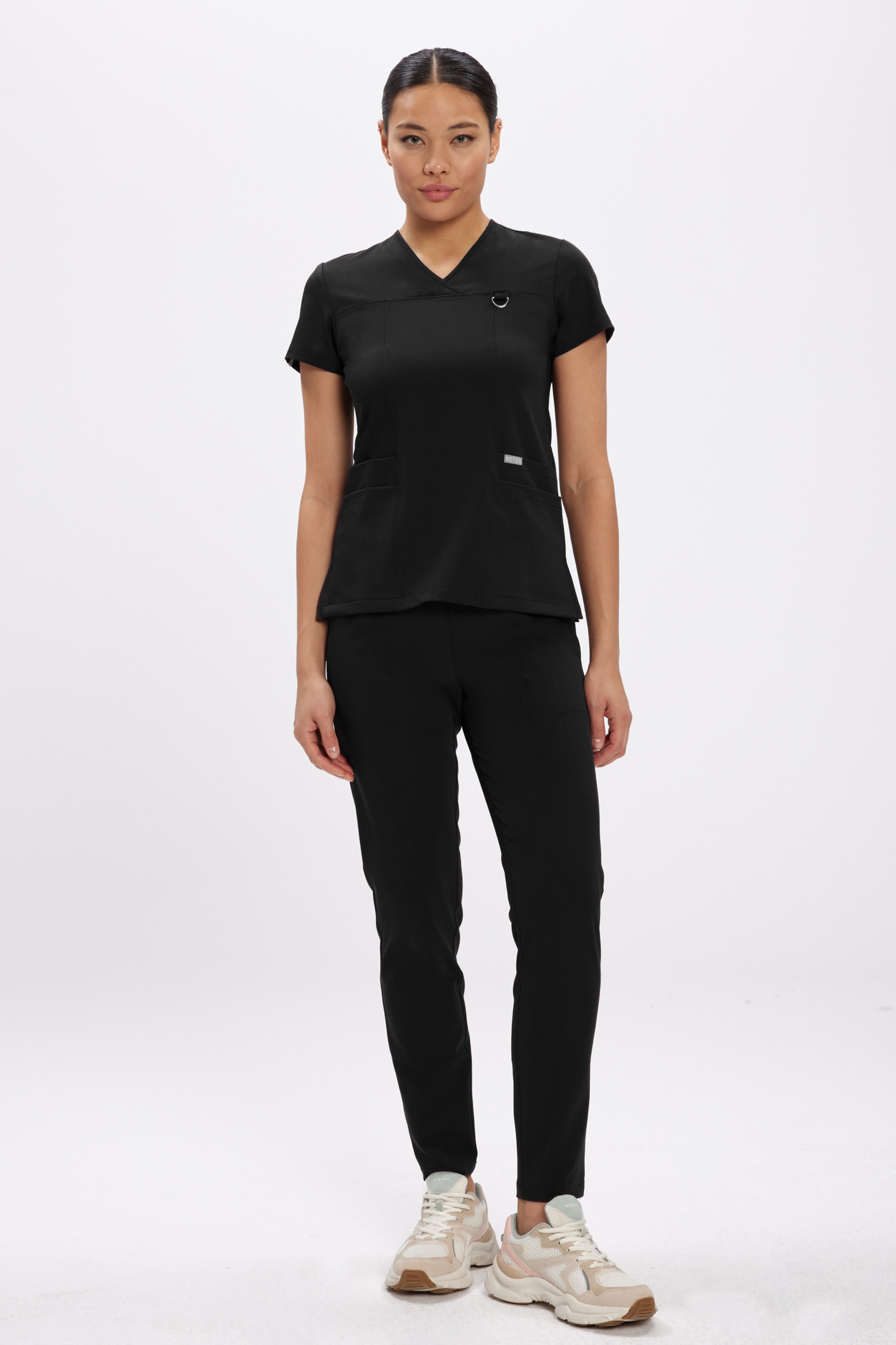 L I S B O N - Siyah Kadın Üniforma Takım