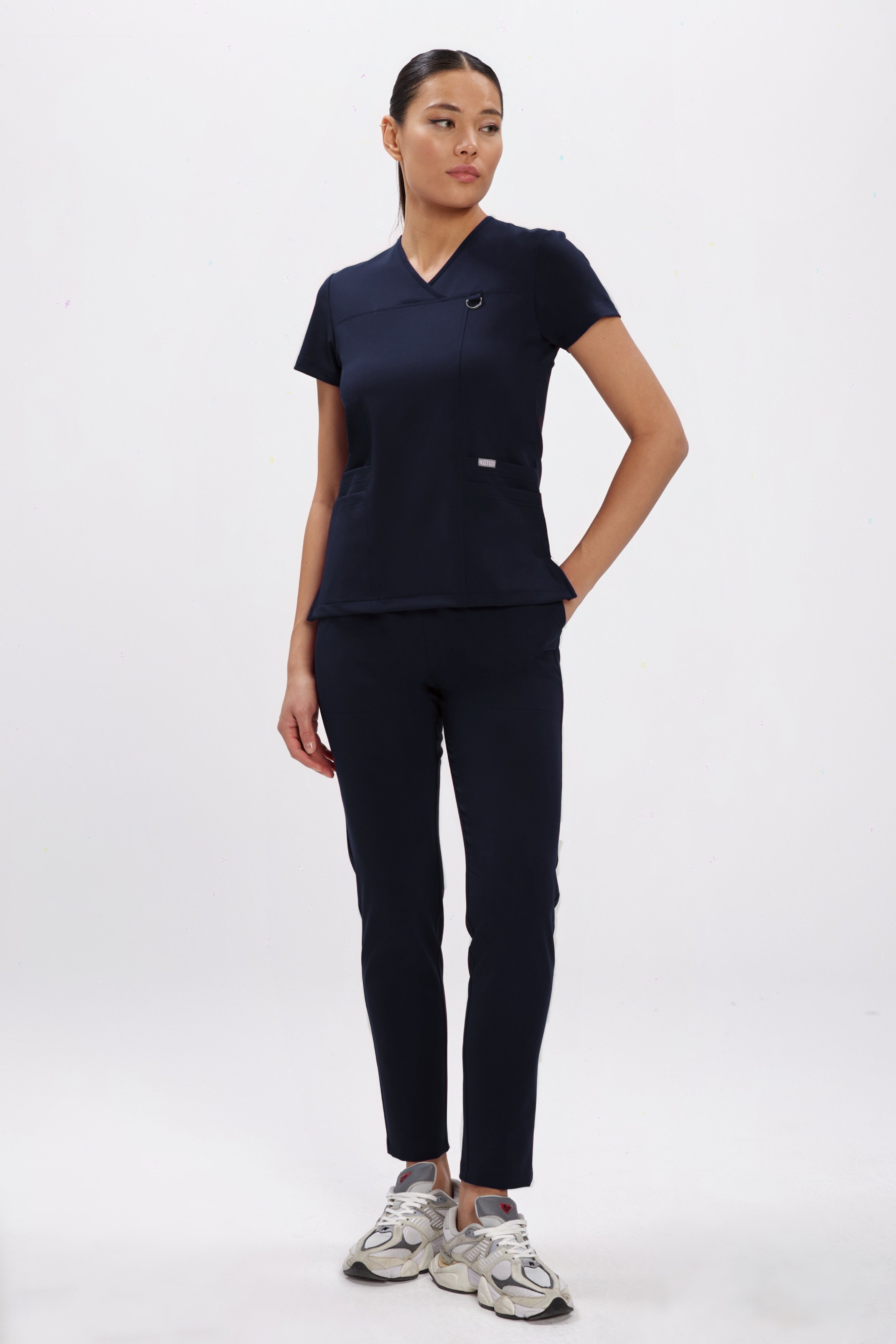 L I S B O N - Lacivert Kadın Üniforma Takım