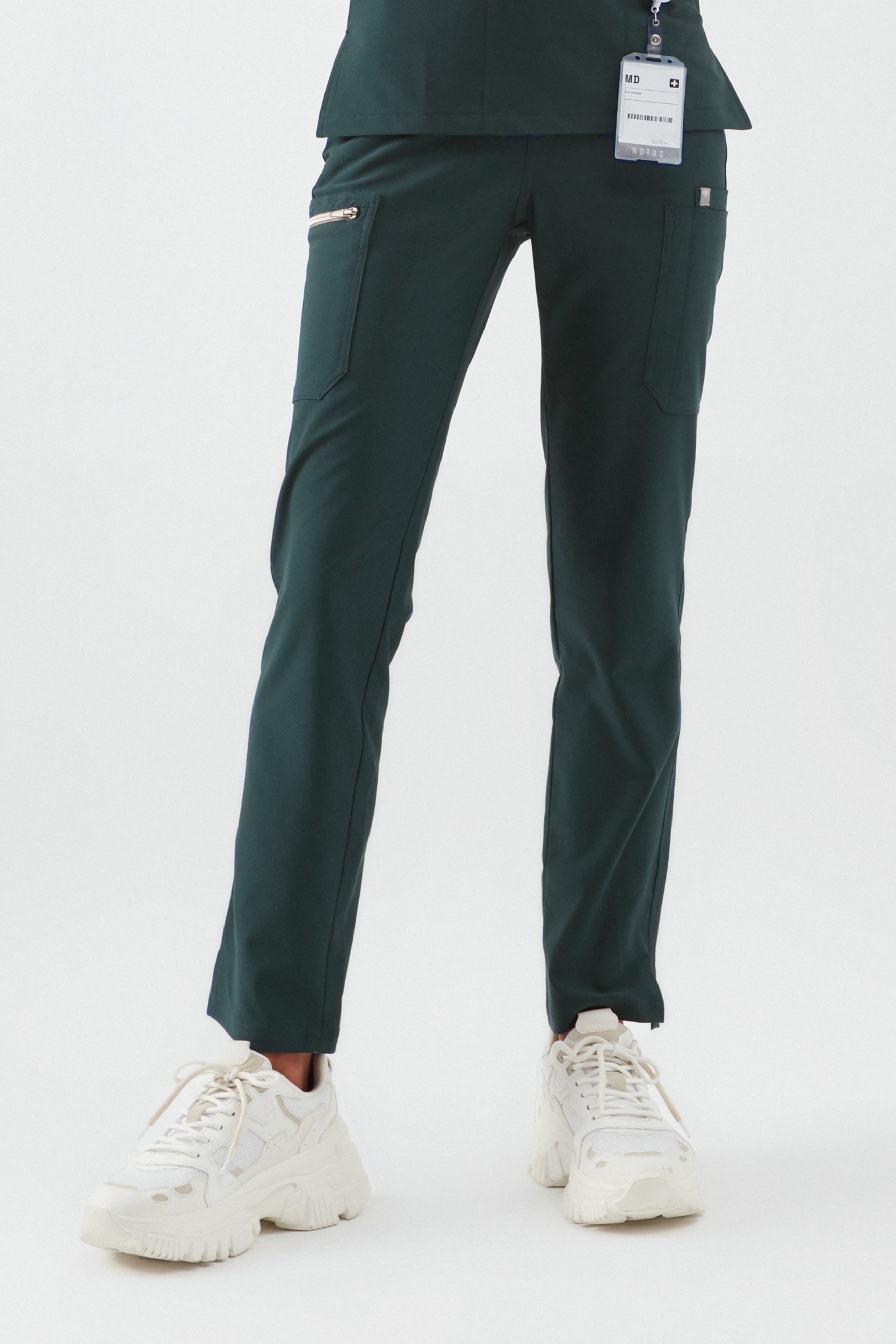 A L L N A T T - Zümrüt Yeşili Kadın Üniforma Alt