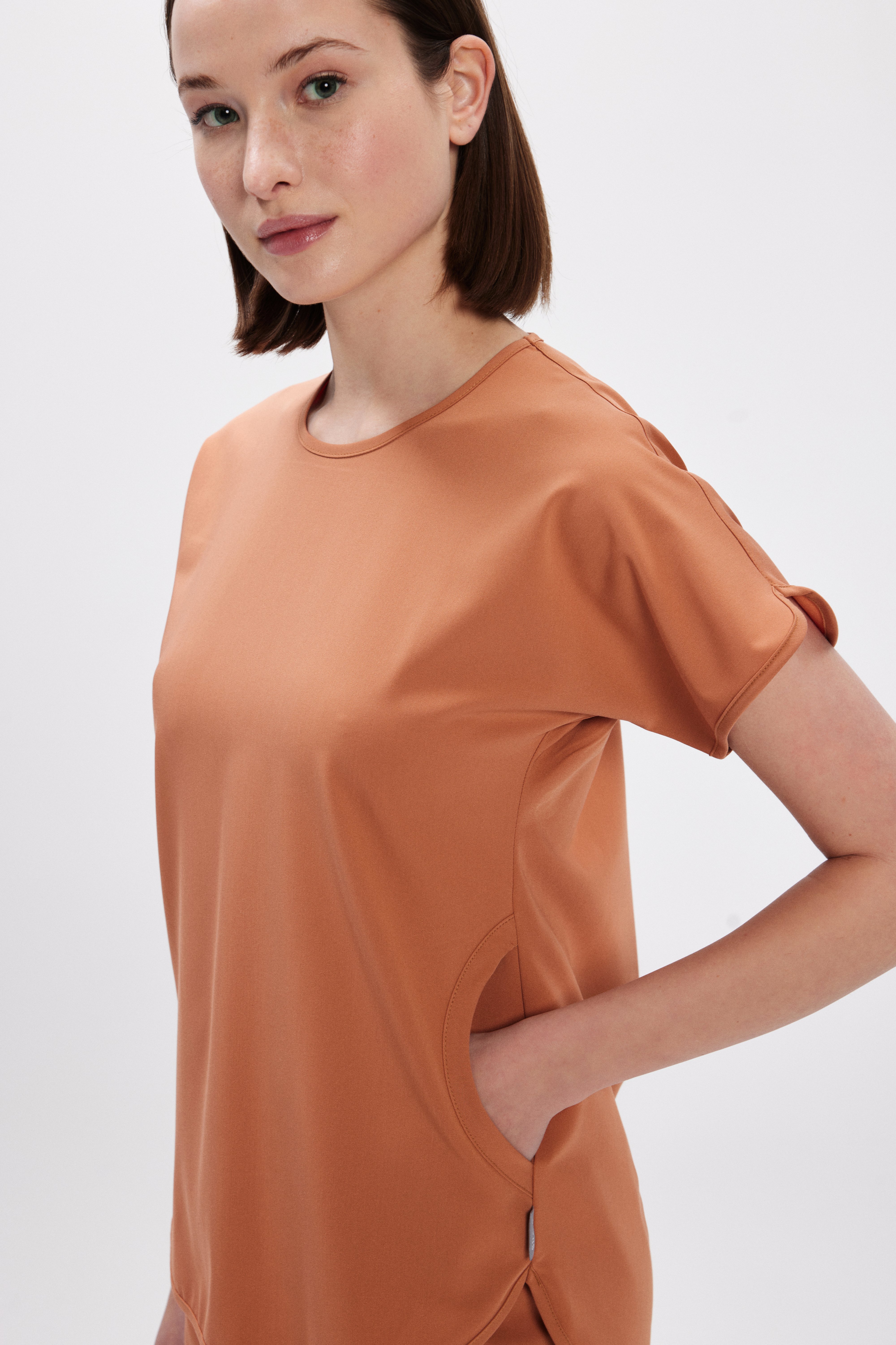 M E L B O U R N E - Terakota Kadın Üniforma Takım