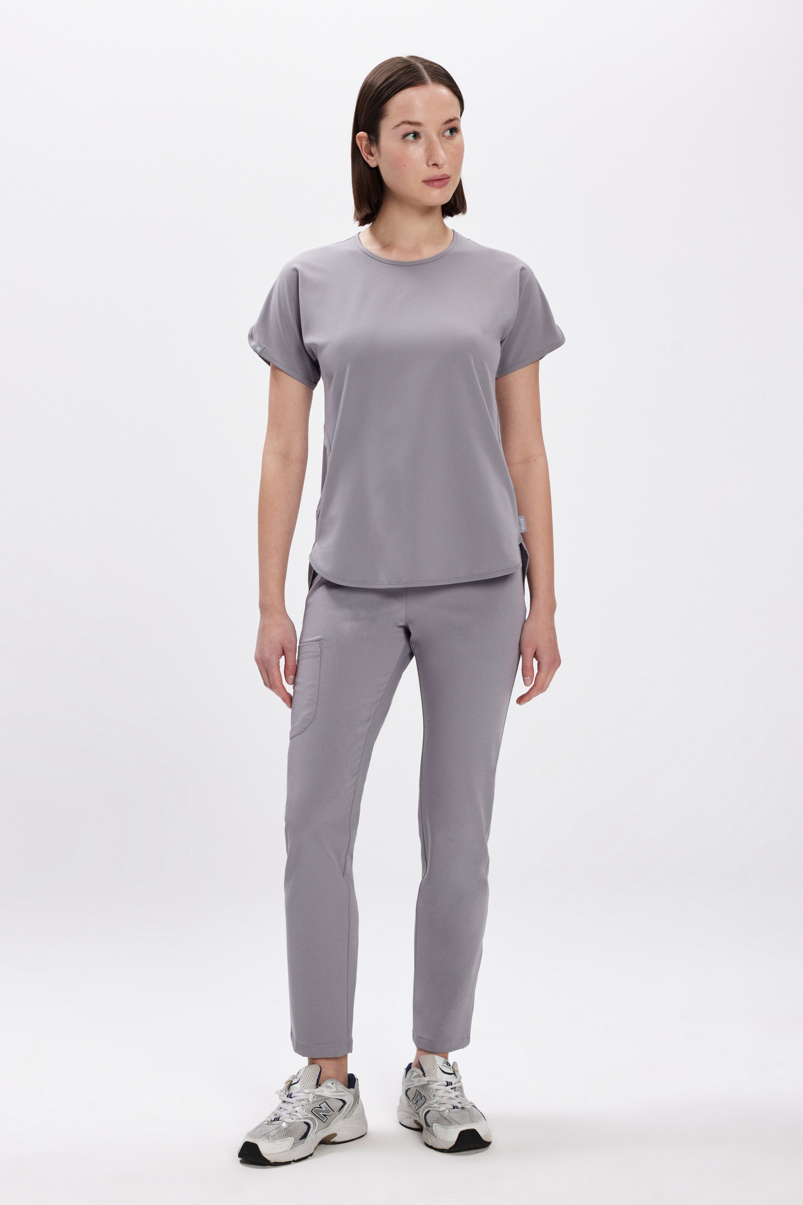 M E L B O U R N E - Gri Kadın Üniforma Takım