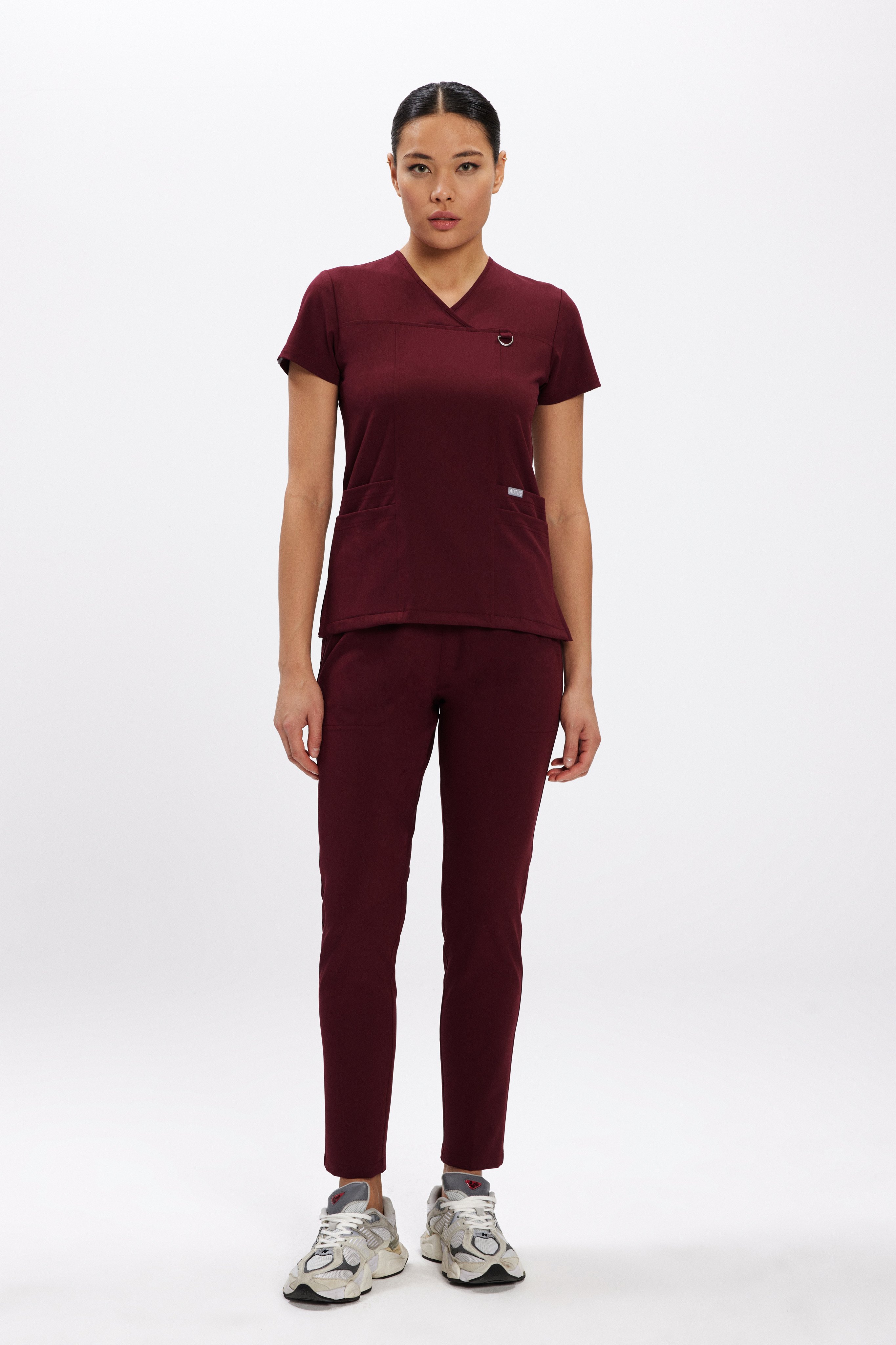 L I S B O N - Bordo Kadın Üniforma Takım