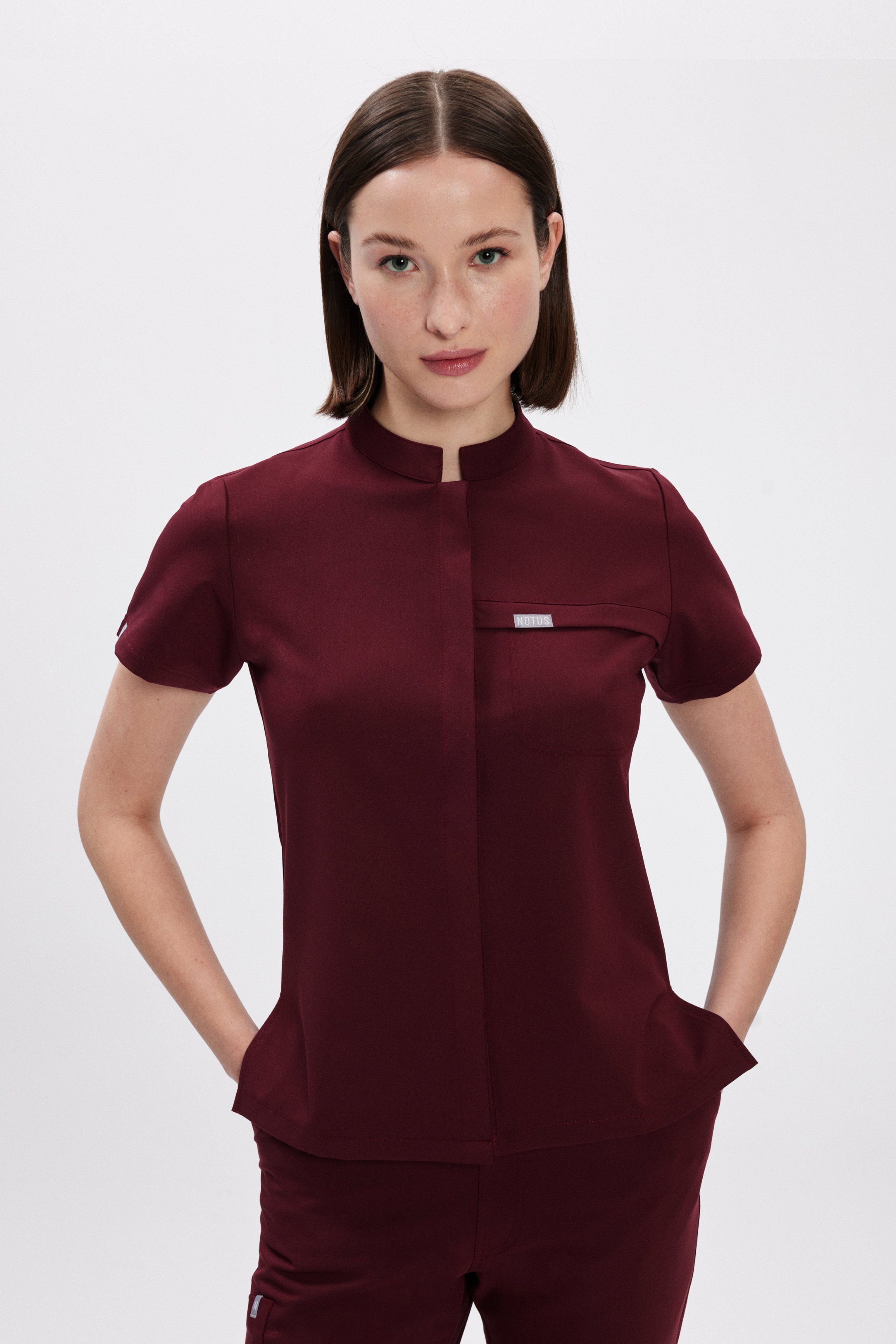 S Y D N E Y - Bordo Kadın Üniforma Üst