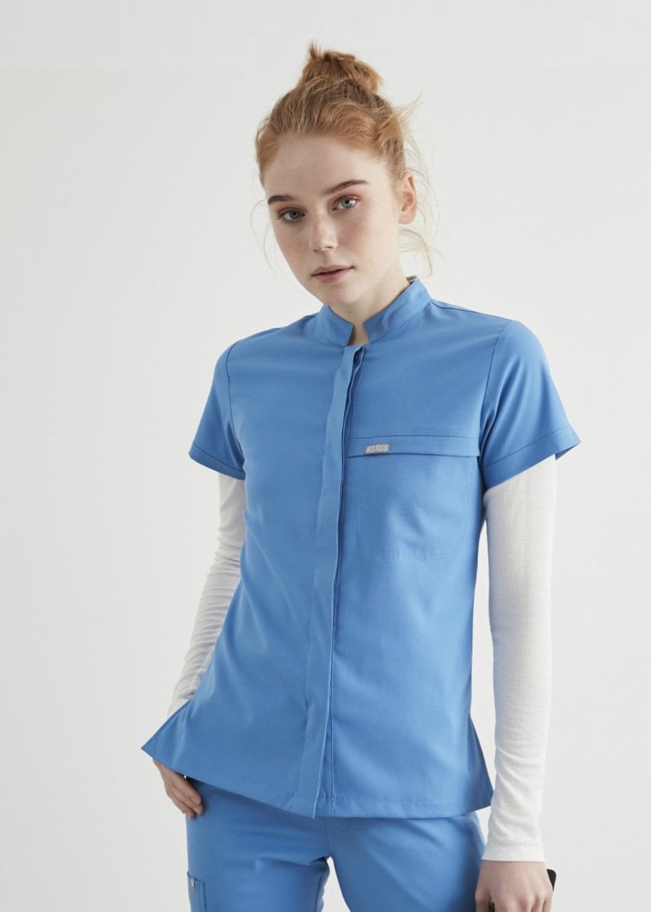S Y D N E Y - Gök Mavi Kadın Üniforma Üst