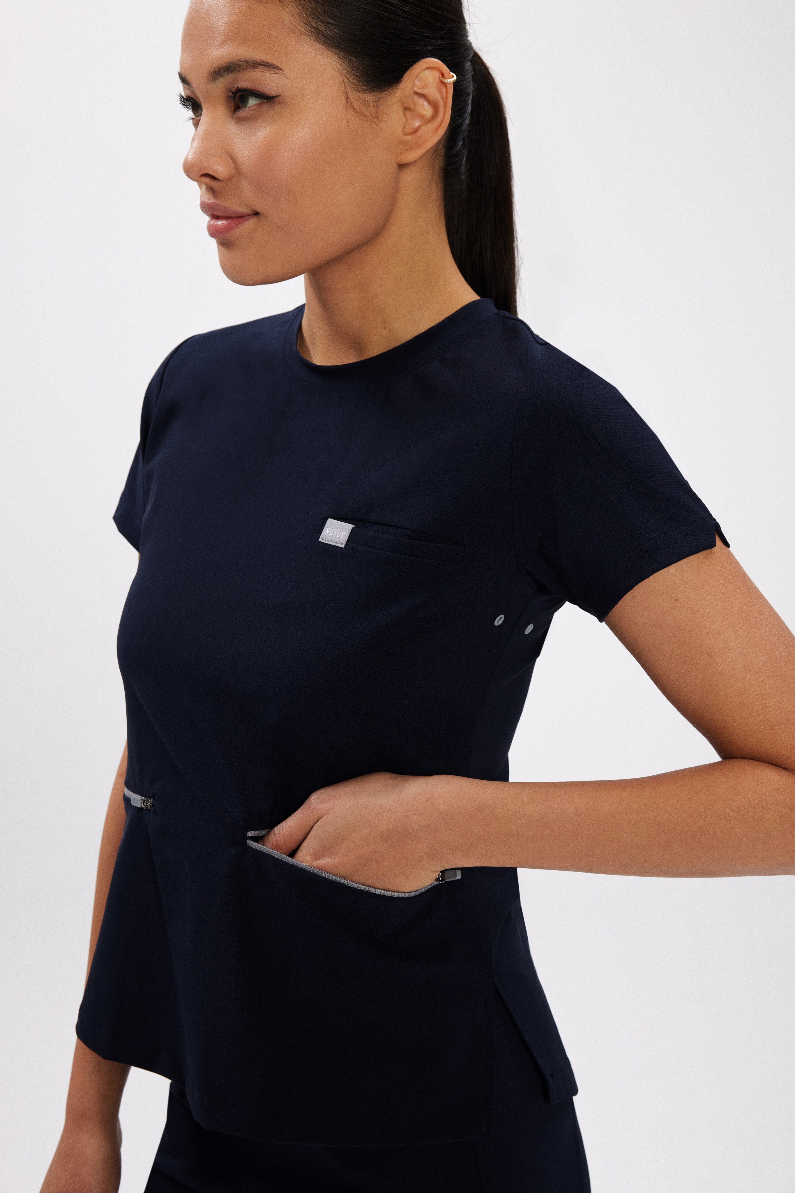 A T H E N A - Lacivert Kadın Üst