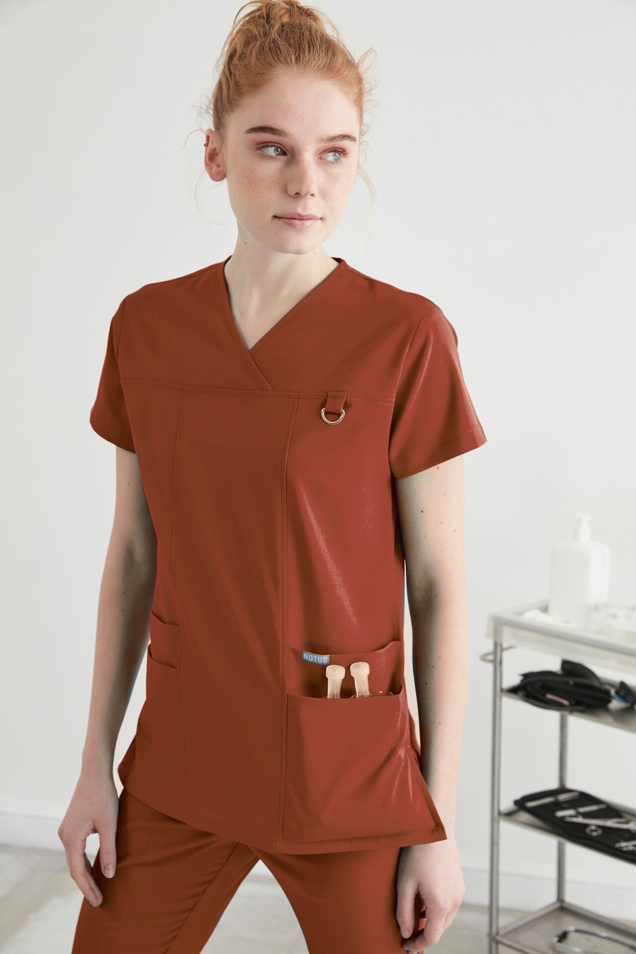 L I S B O N - Kiremit Kadın Üniforma Takım