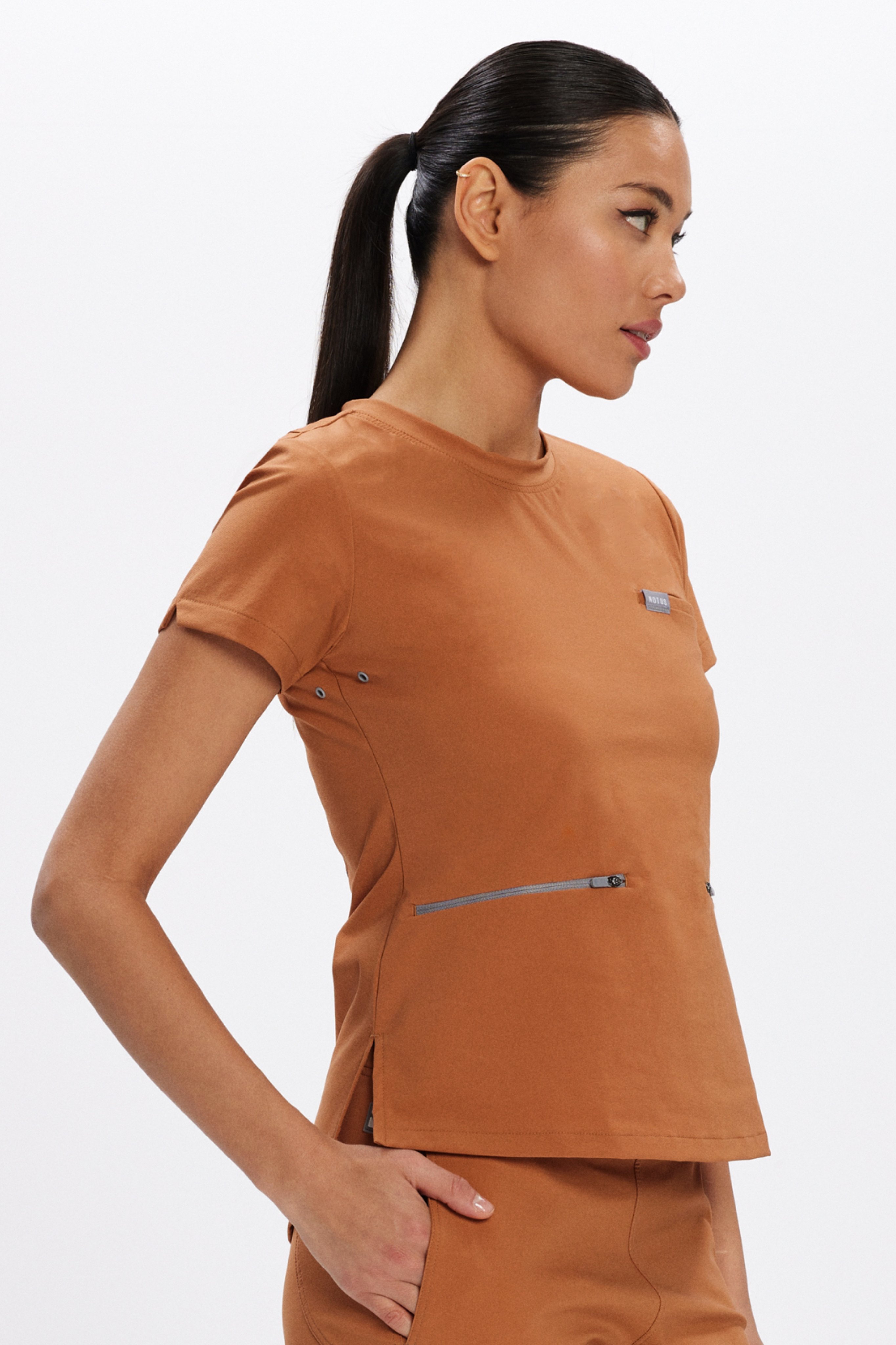 A T H E N A - Papaya Turuncu Kadın Üst