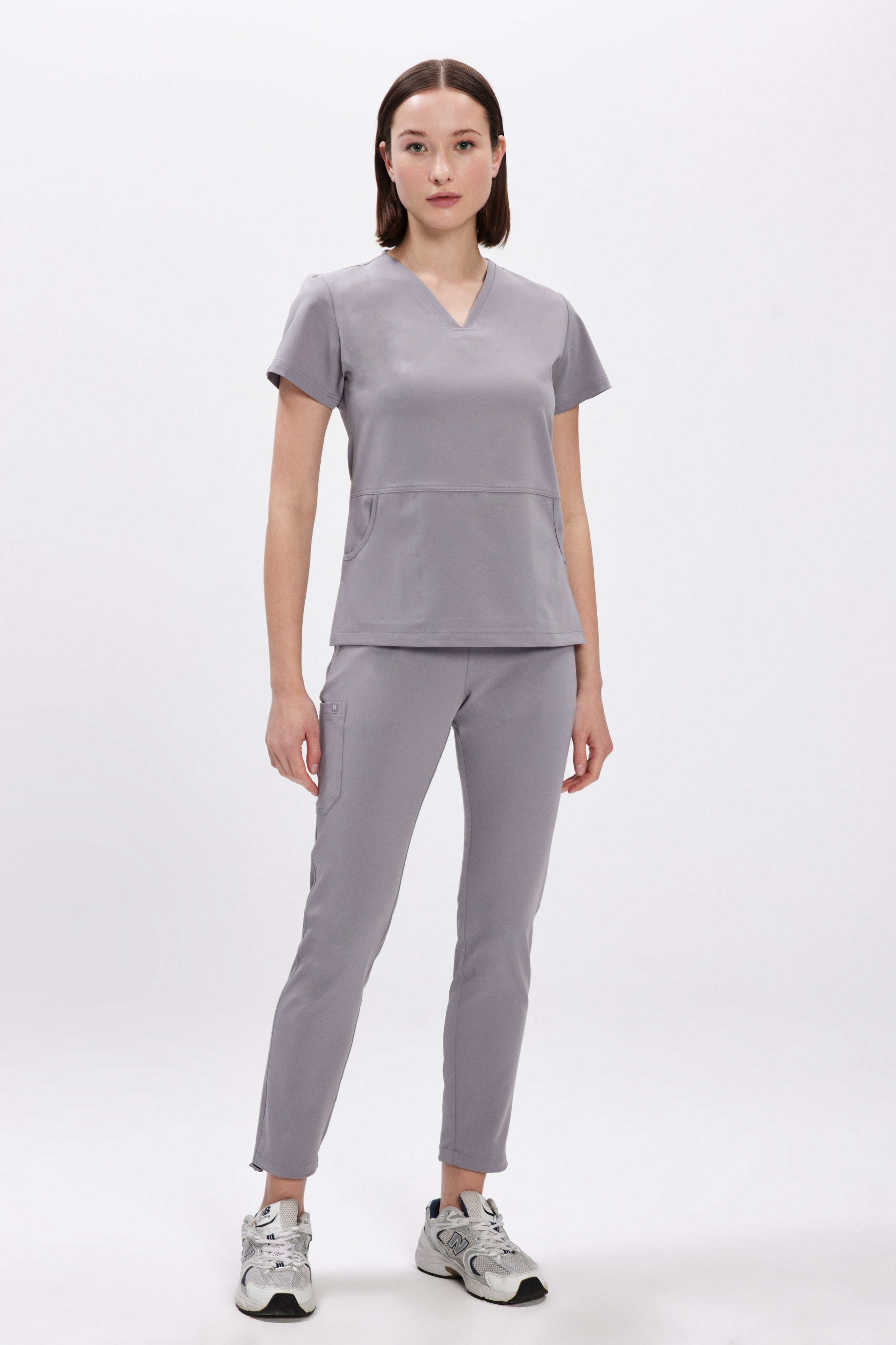 B O S T O N - Gri Kadın Üniforma Takım