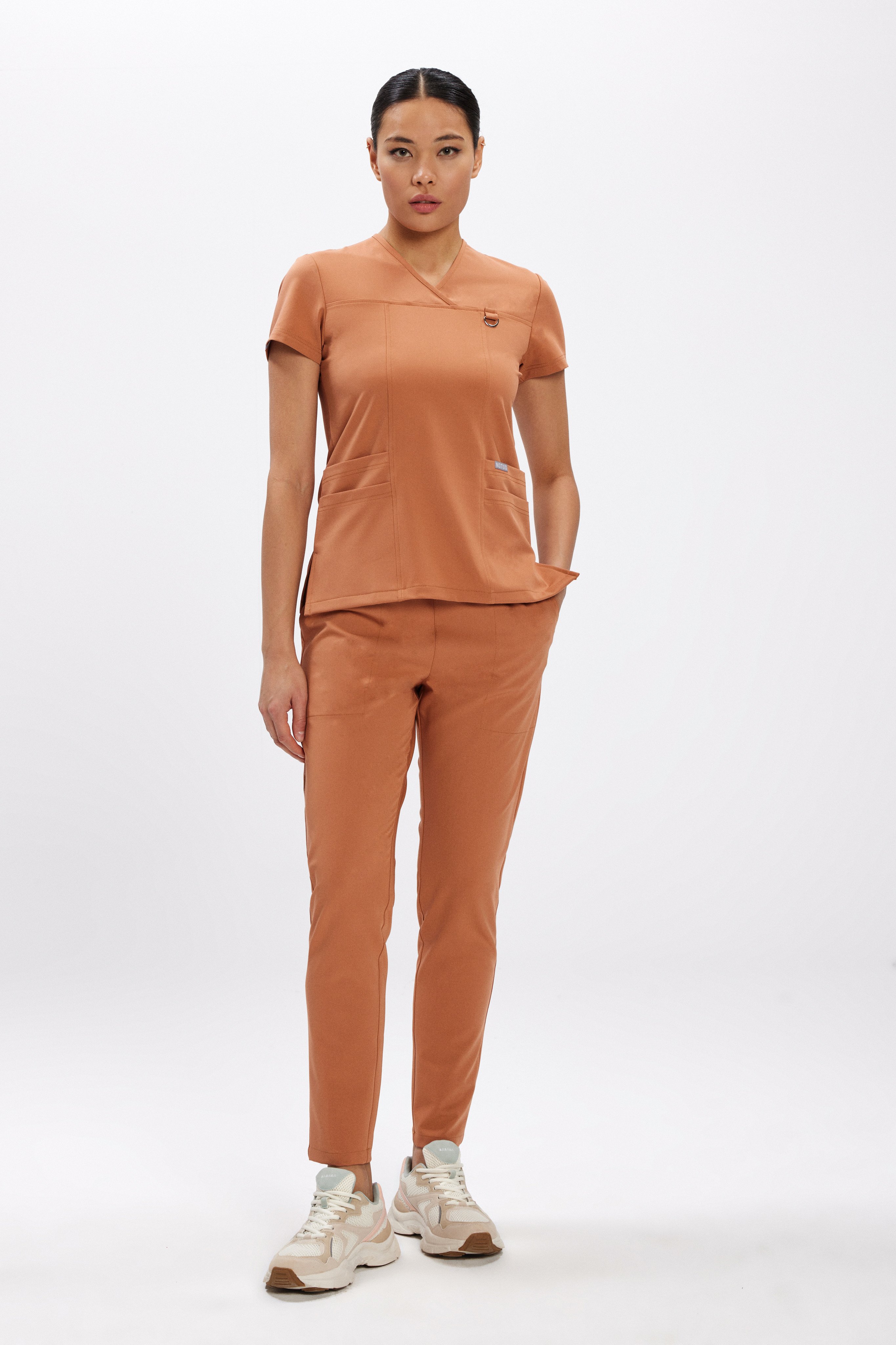 L I S B O N - Terakota Kadın Üniforma Takım