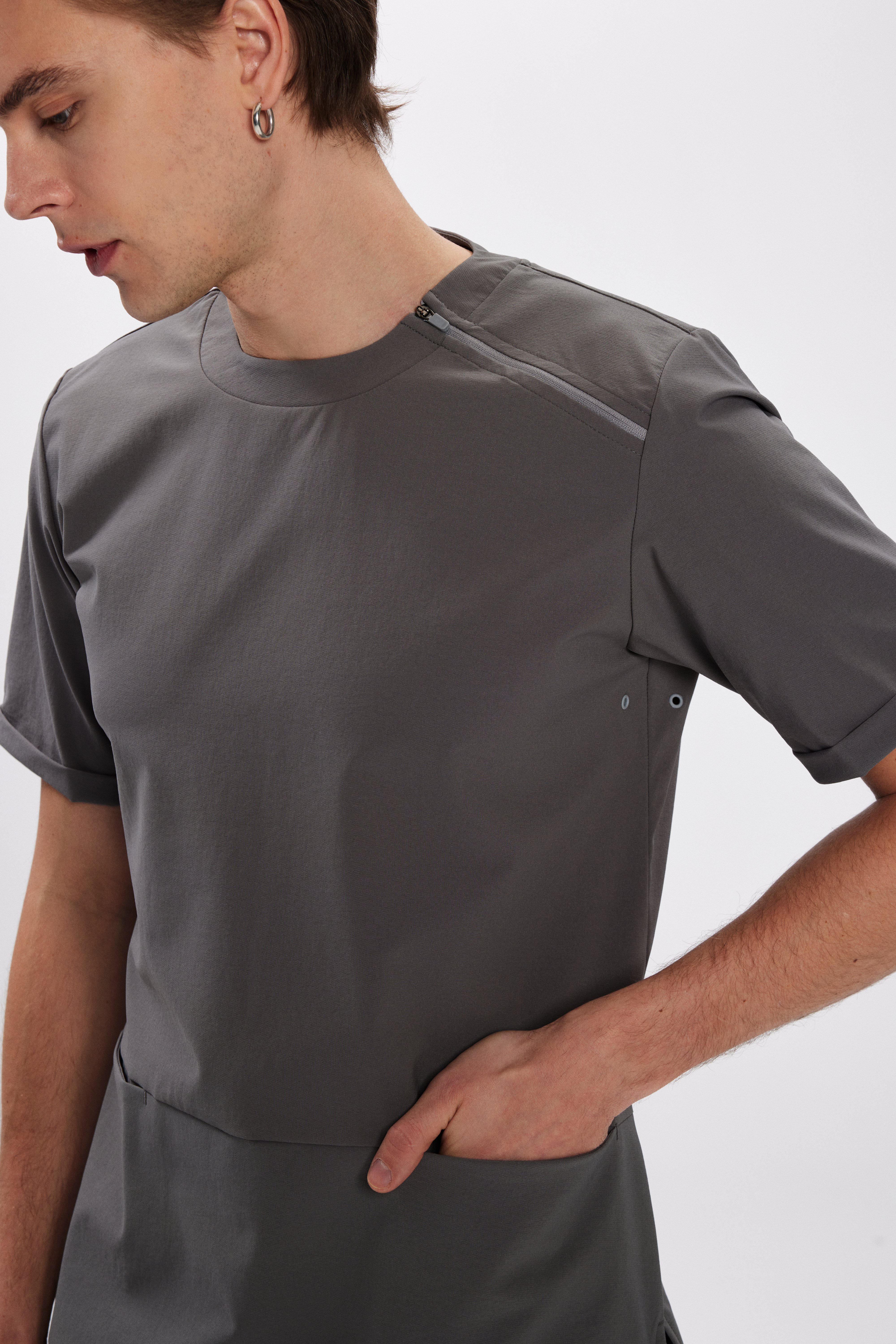 Z E U S - Gri Erkek Üst