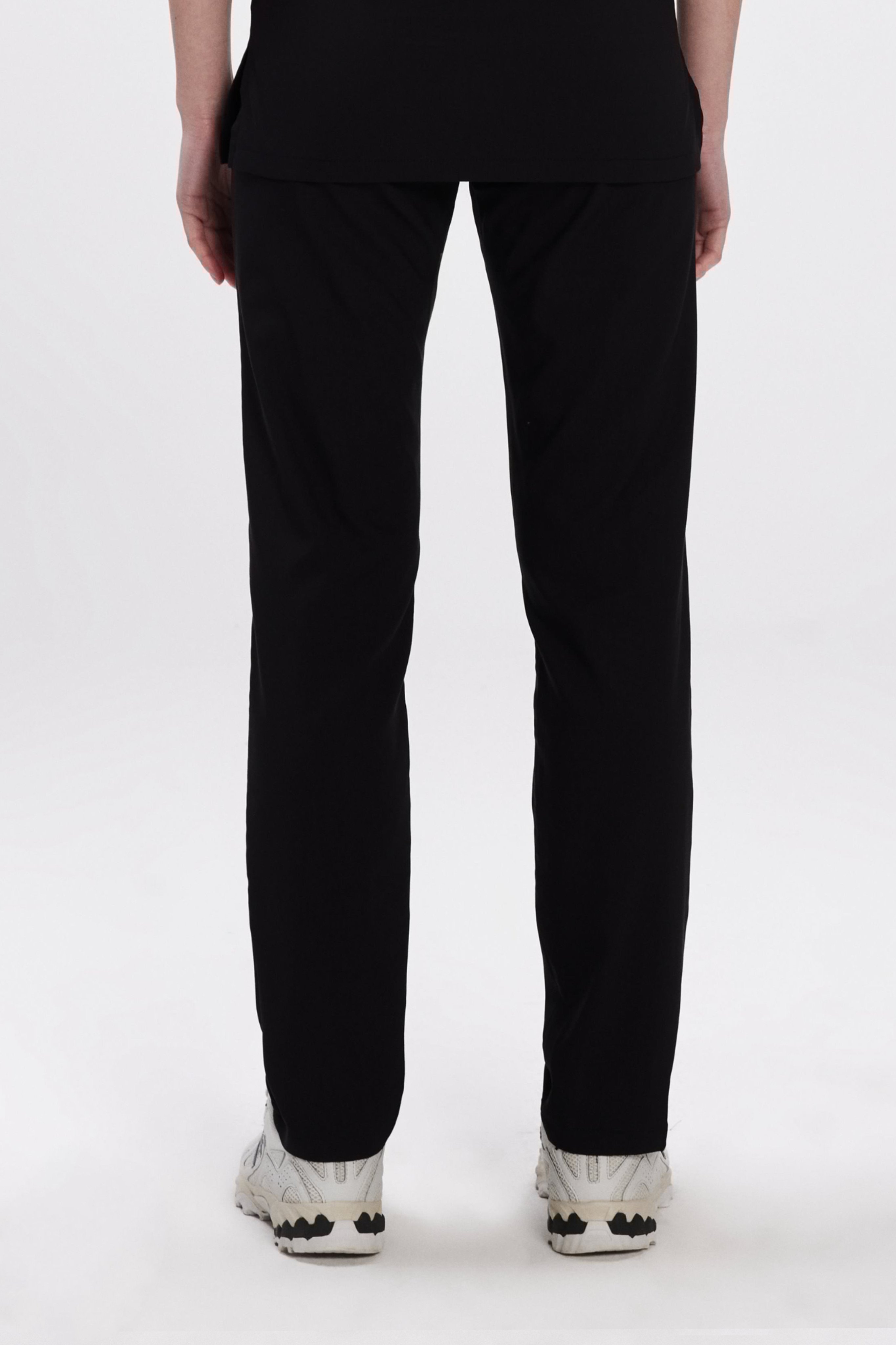 Siyah Likralı Klasik Kadın Üniforma Pantolon