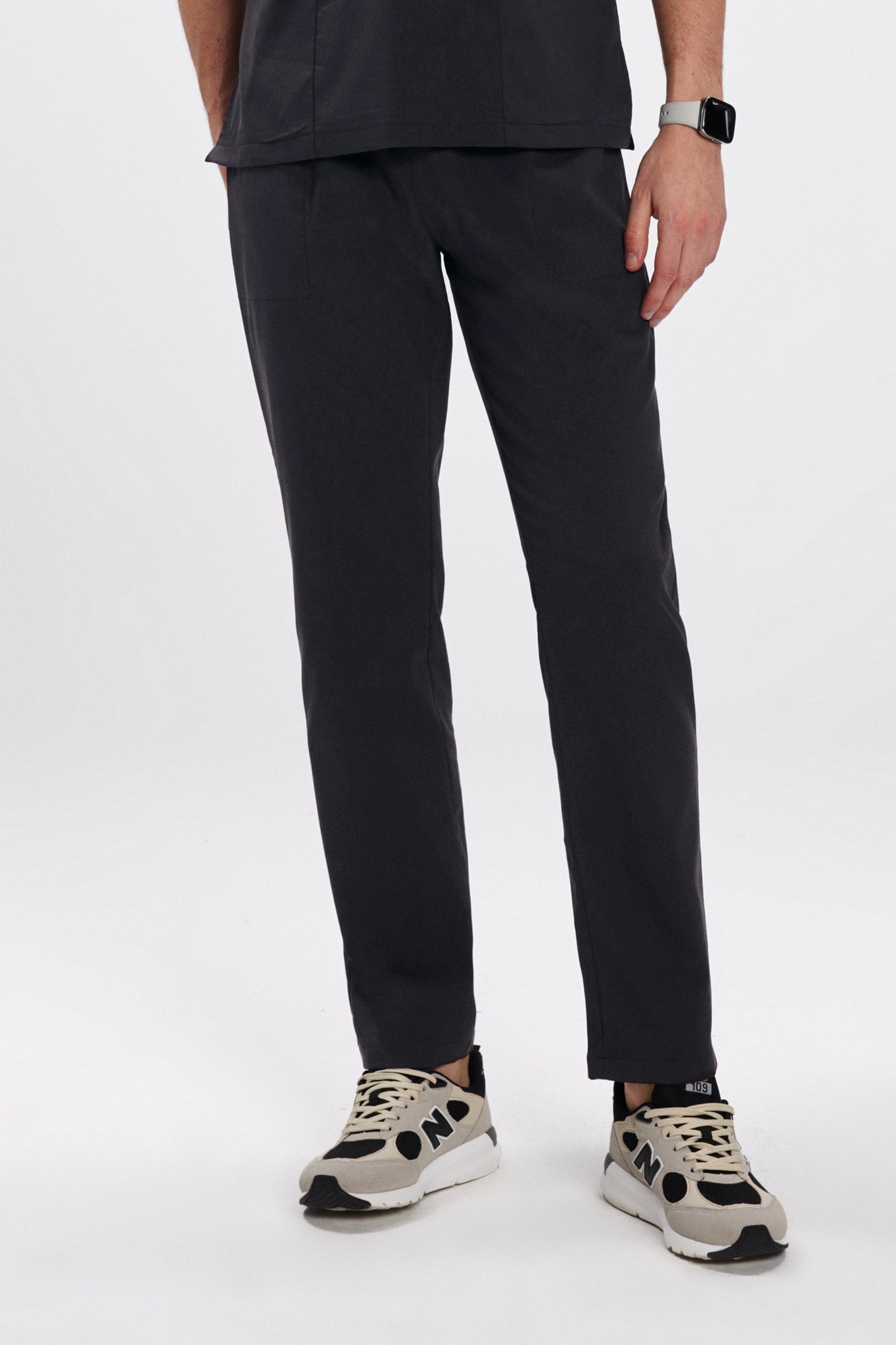 Antrasit Likralı Klasik Erkek Üniforma Pantolon