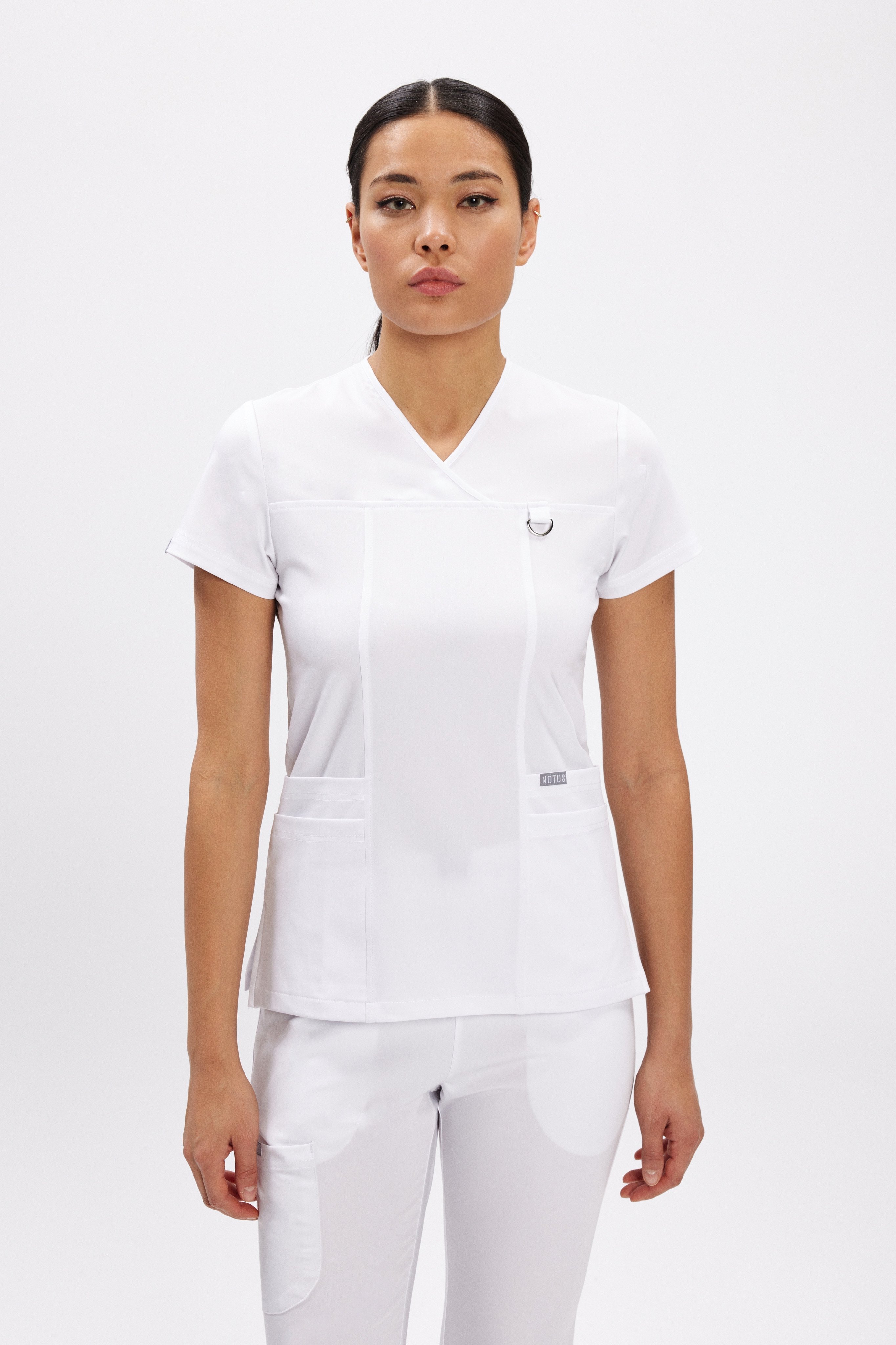 L I S B O N - Beyaz Kadın Üniforma Üst