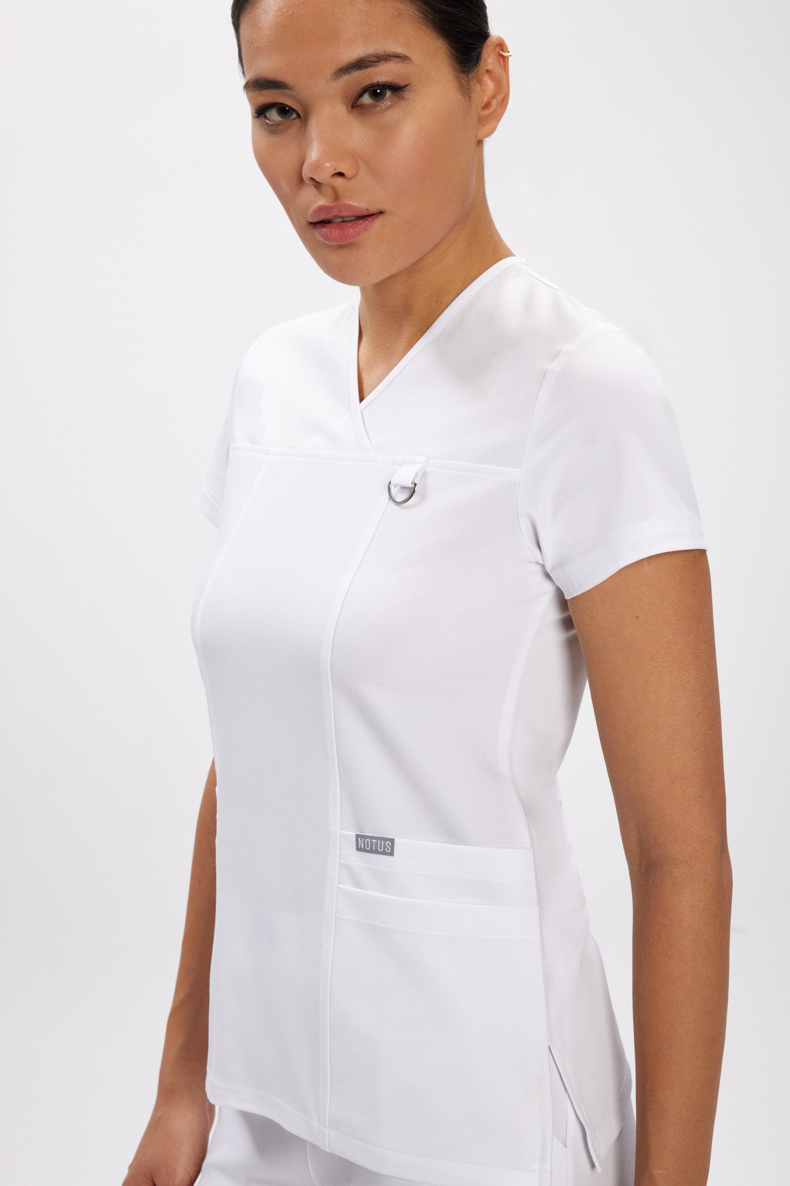 L I S B O N - Beyaz Kadın Üniforma Üst