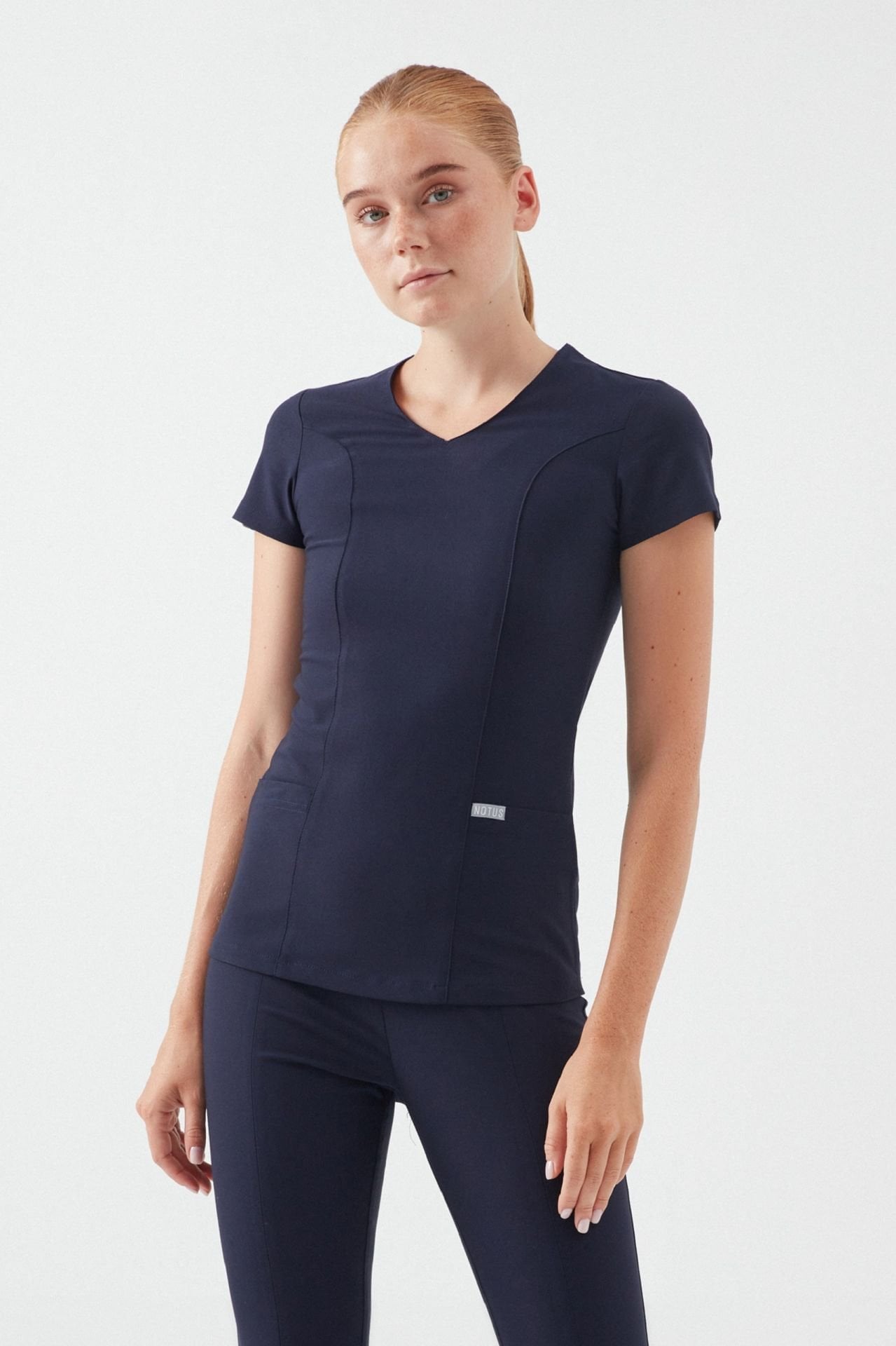 T I F F A N Y - Lacivert Kadın Üniforma Üst