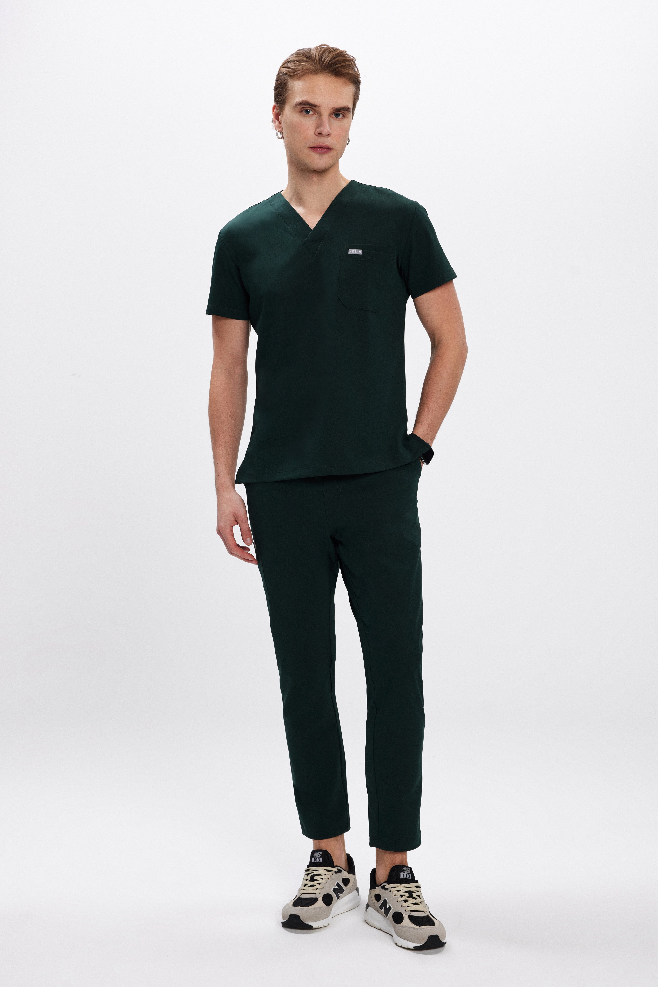 N E W Y O R K - Çam Yeşili Erkek Üniforma Takım