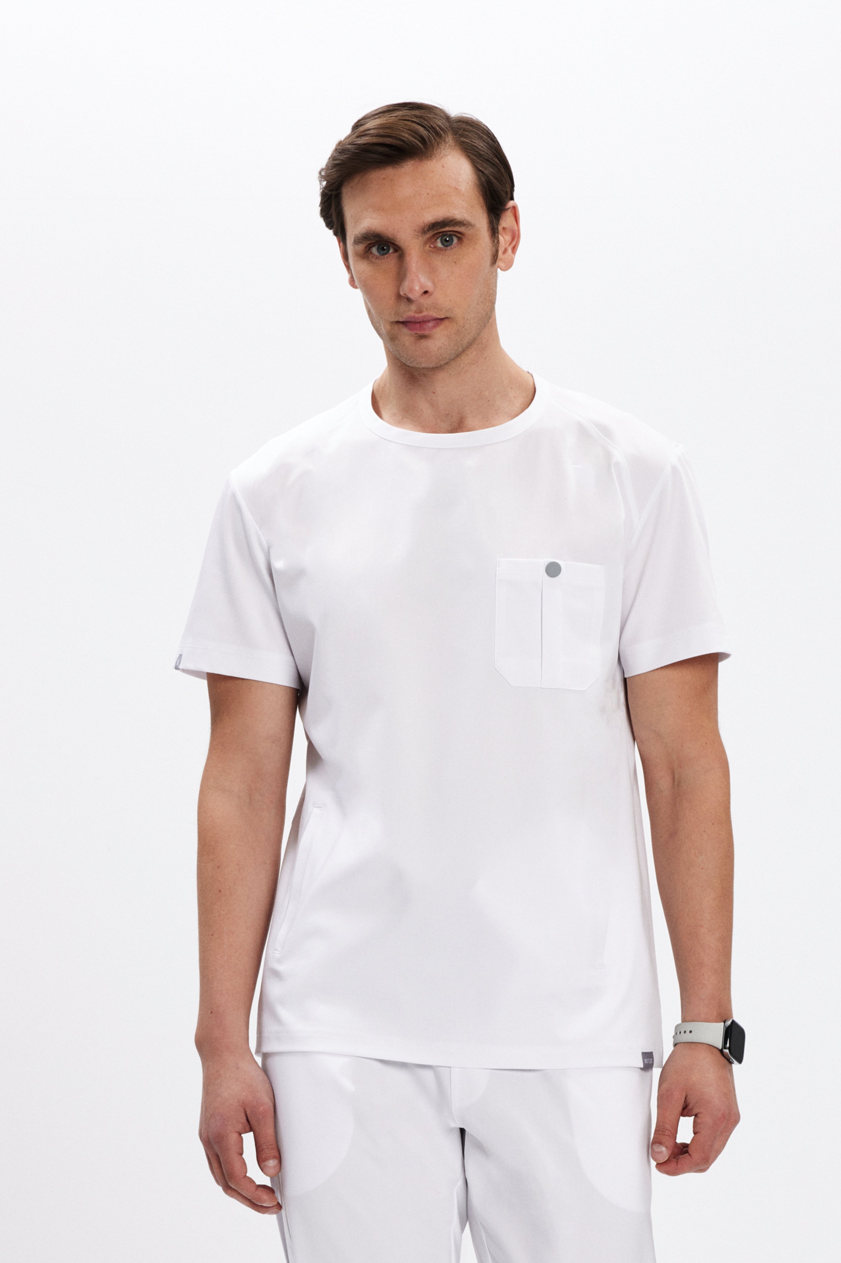 D U B L I N - Beyaz Erkek Üniforma Üst