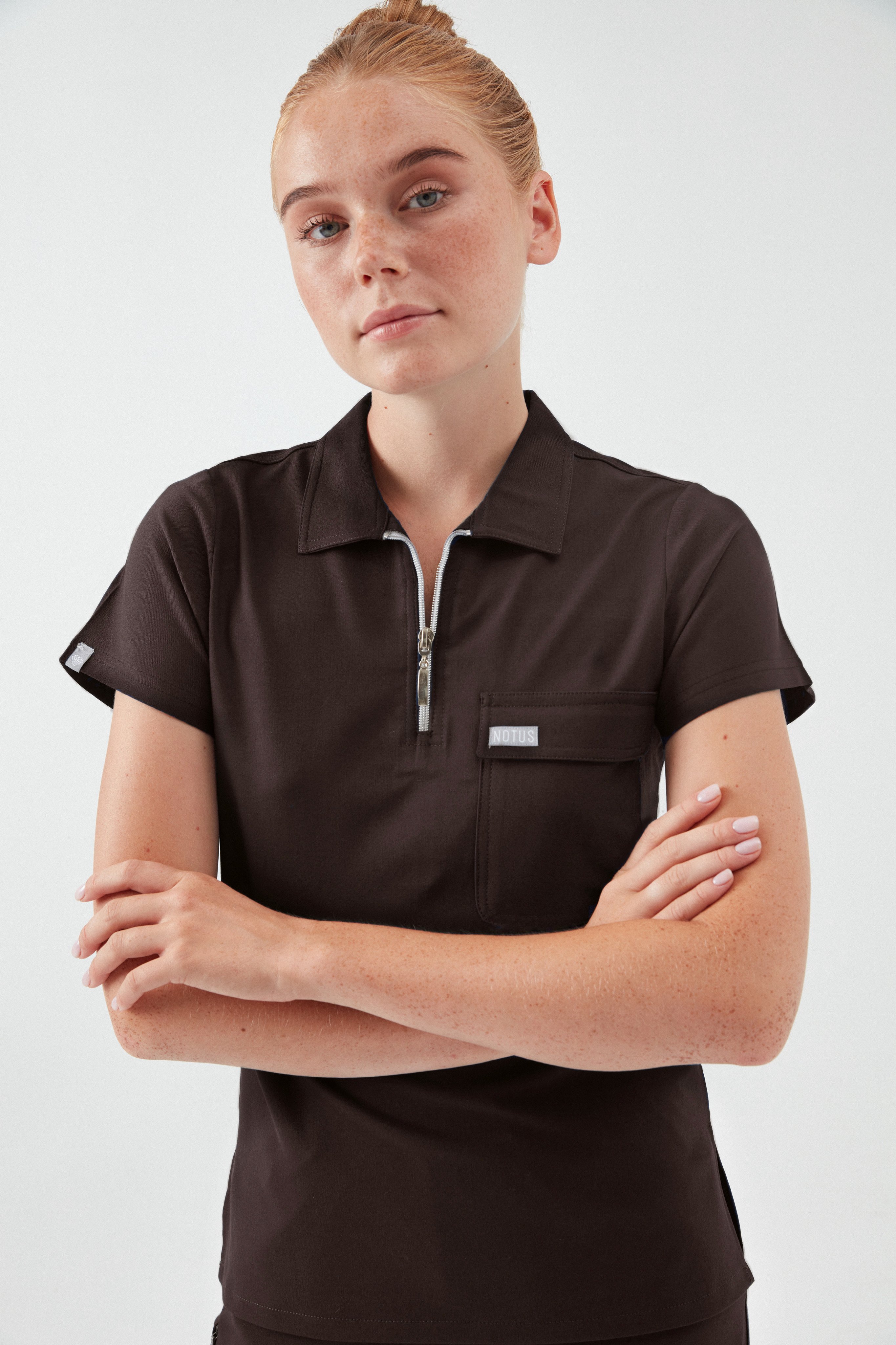 C U L L I N A N - Kahverengi Kadın Üniforma Üst