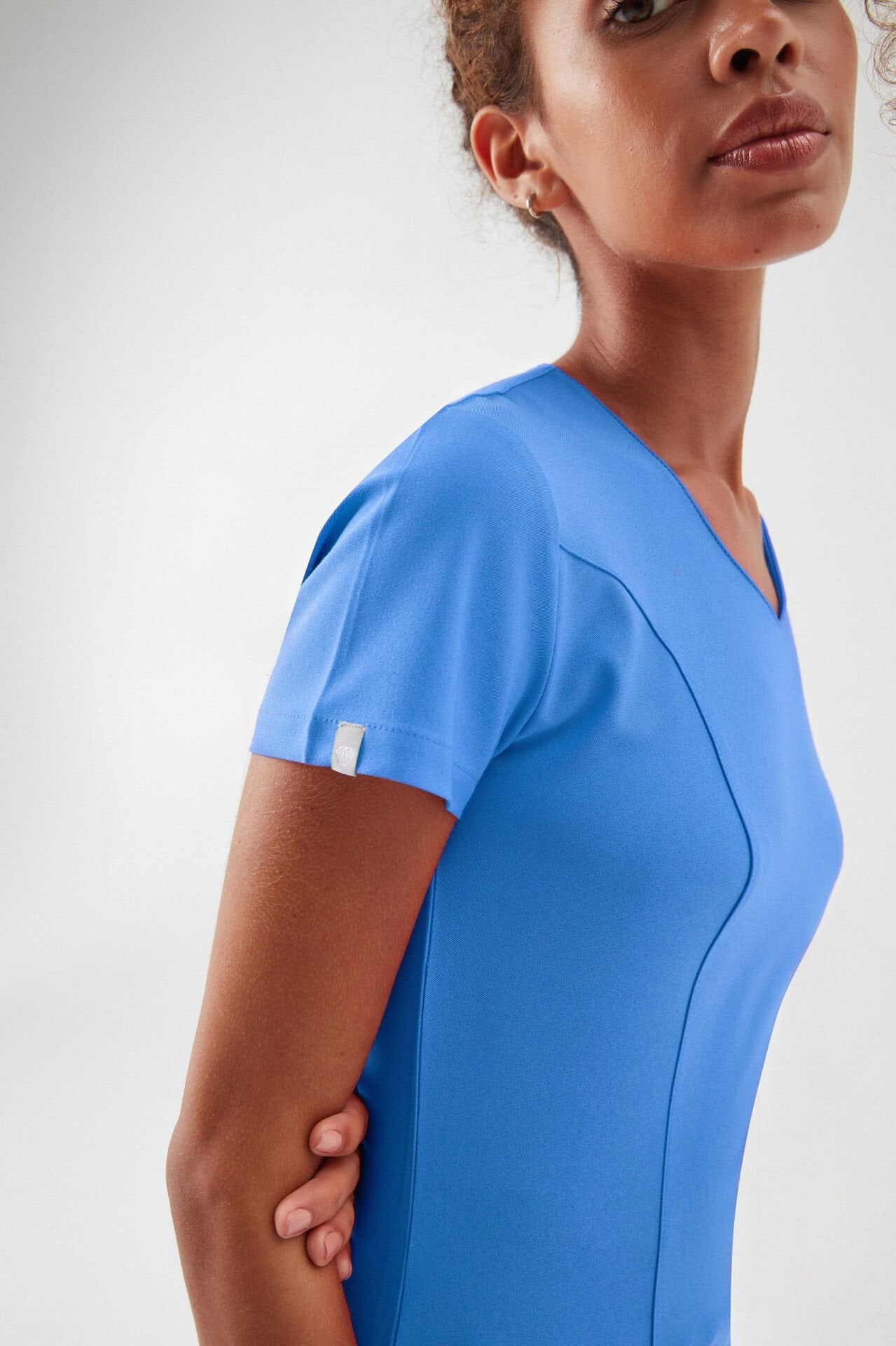 T I F F A N Y - Arktik Mavi Kadın Üniforma Üst