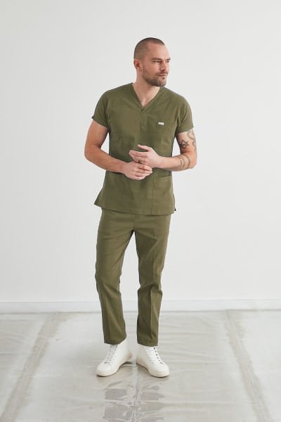 LYCRA-FLEX | MEN'S UNIFORM SET - OLIVE GREEN