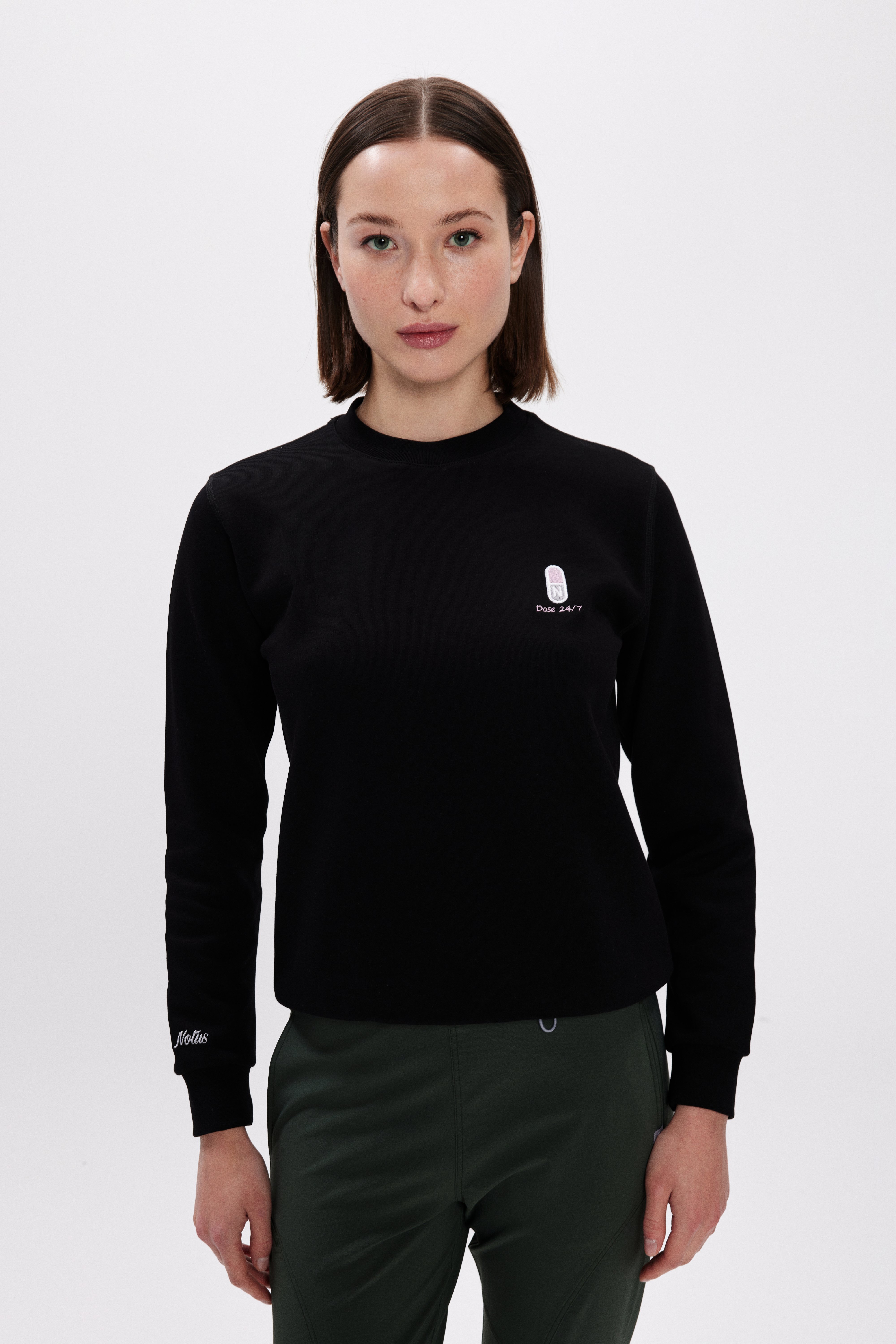 Dose 24/7 Siyah Kadın Sweatshirt