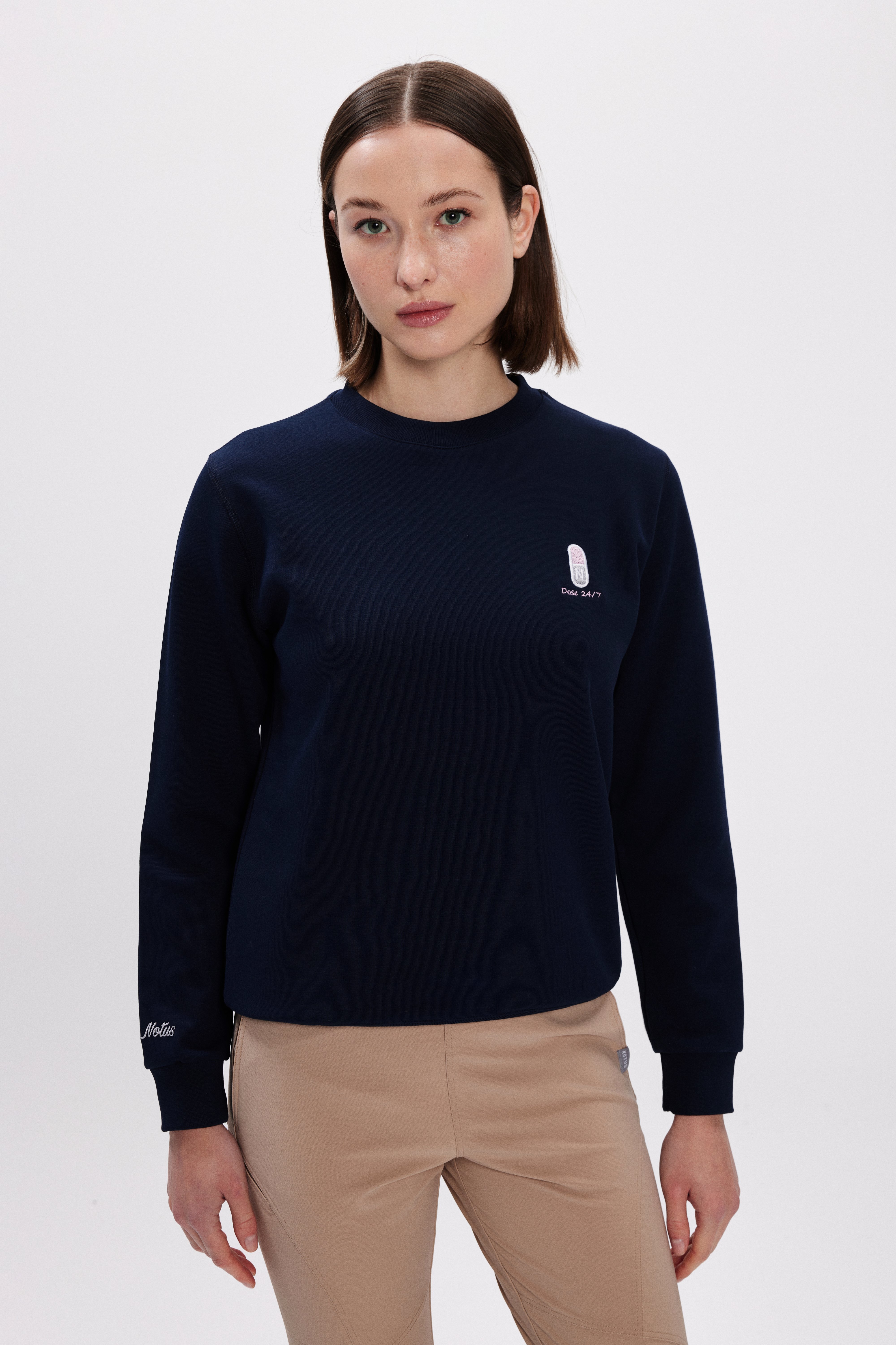 Dose 24/7 Lacivert Kadın Sweatshirt