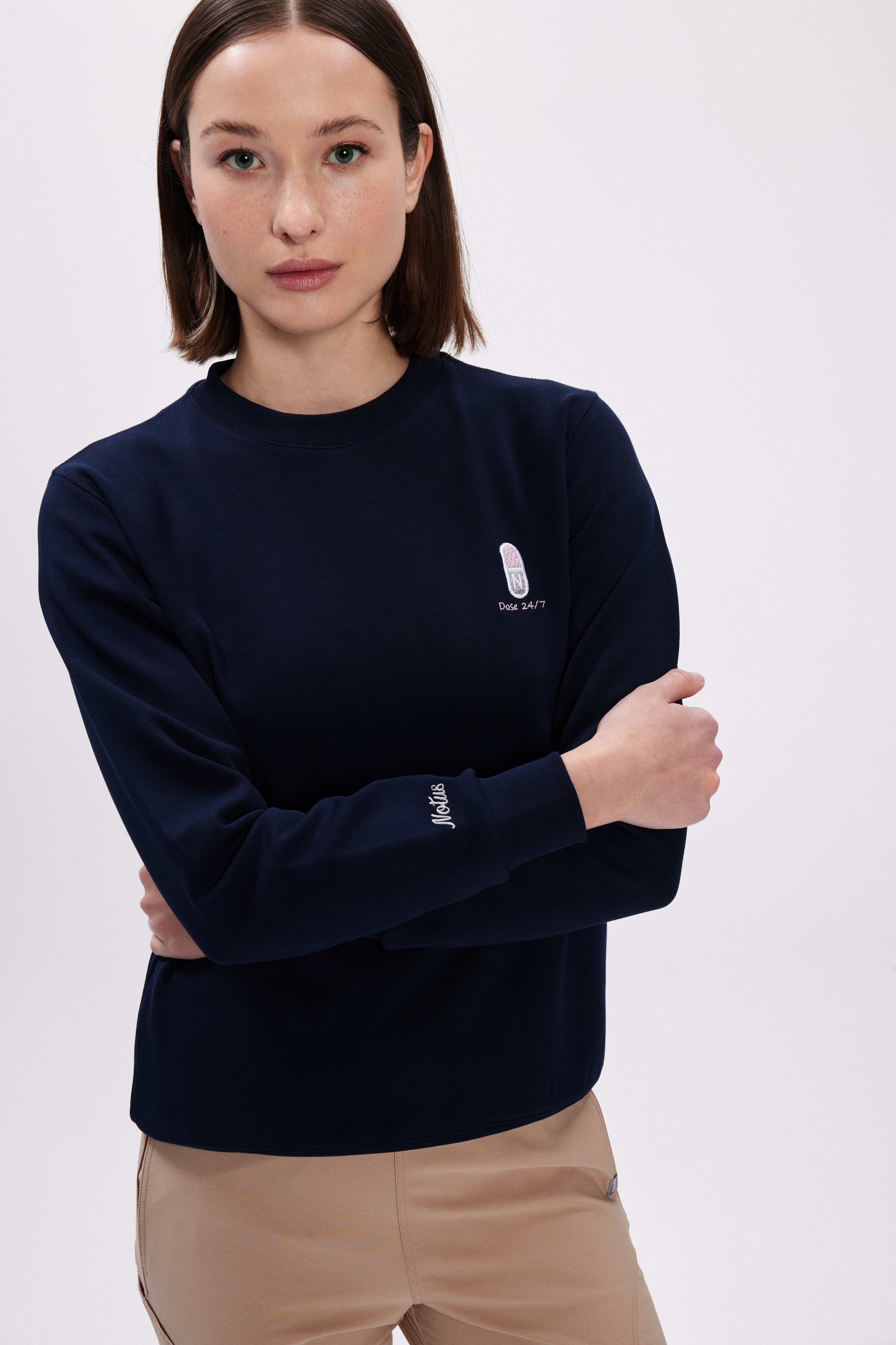 Dose 24/7 Lacivert Kadın Sweatshirt