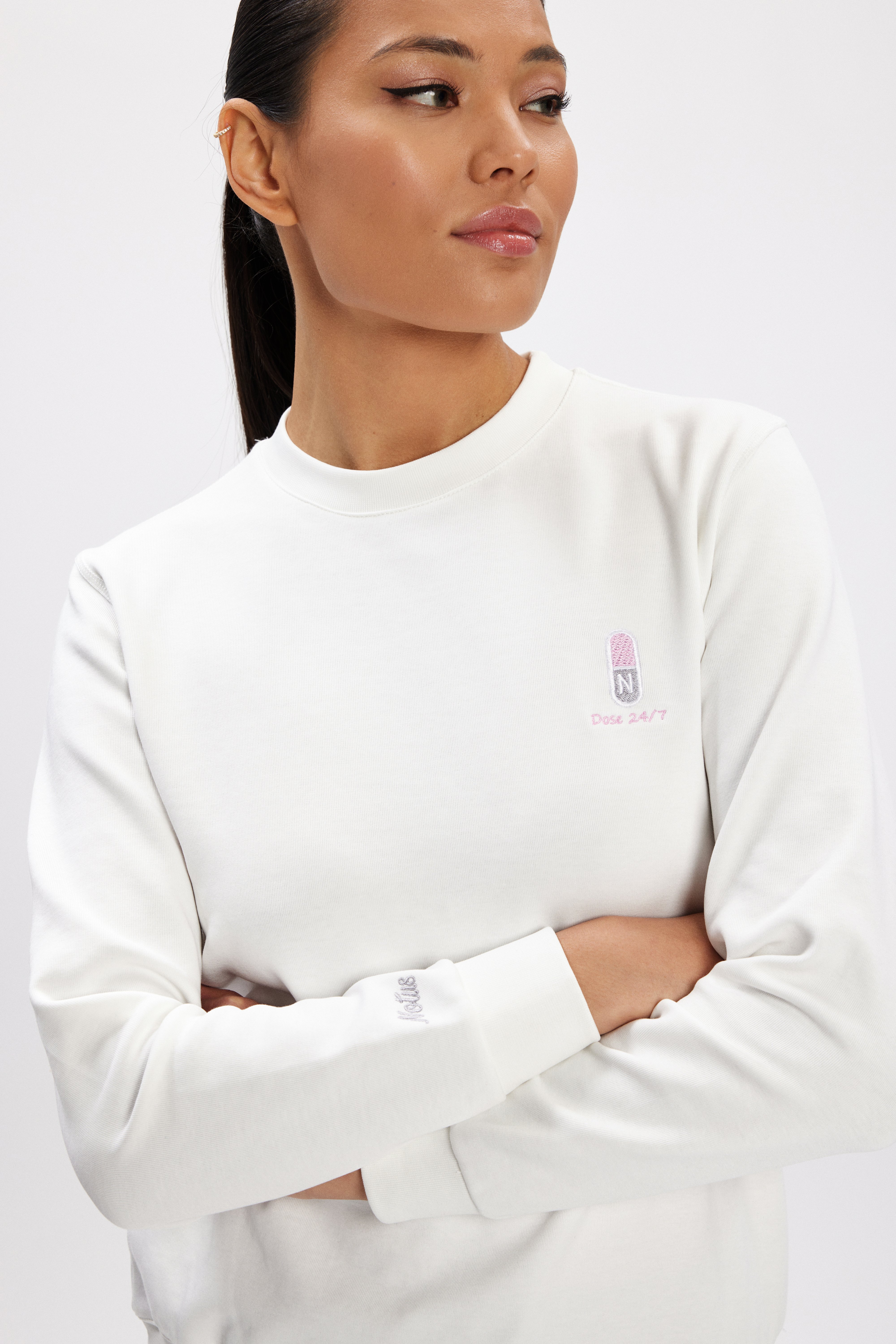 Dose 24/7 Ekru Kadın Sweatshirt