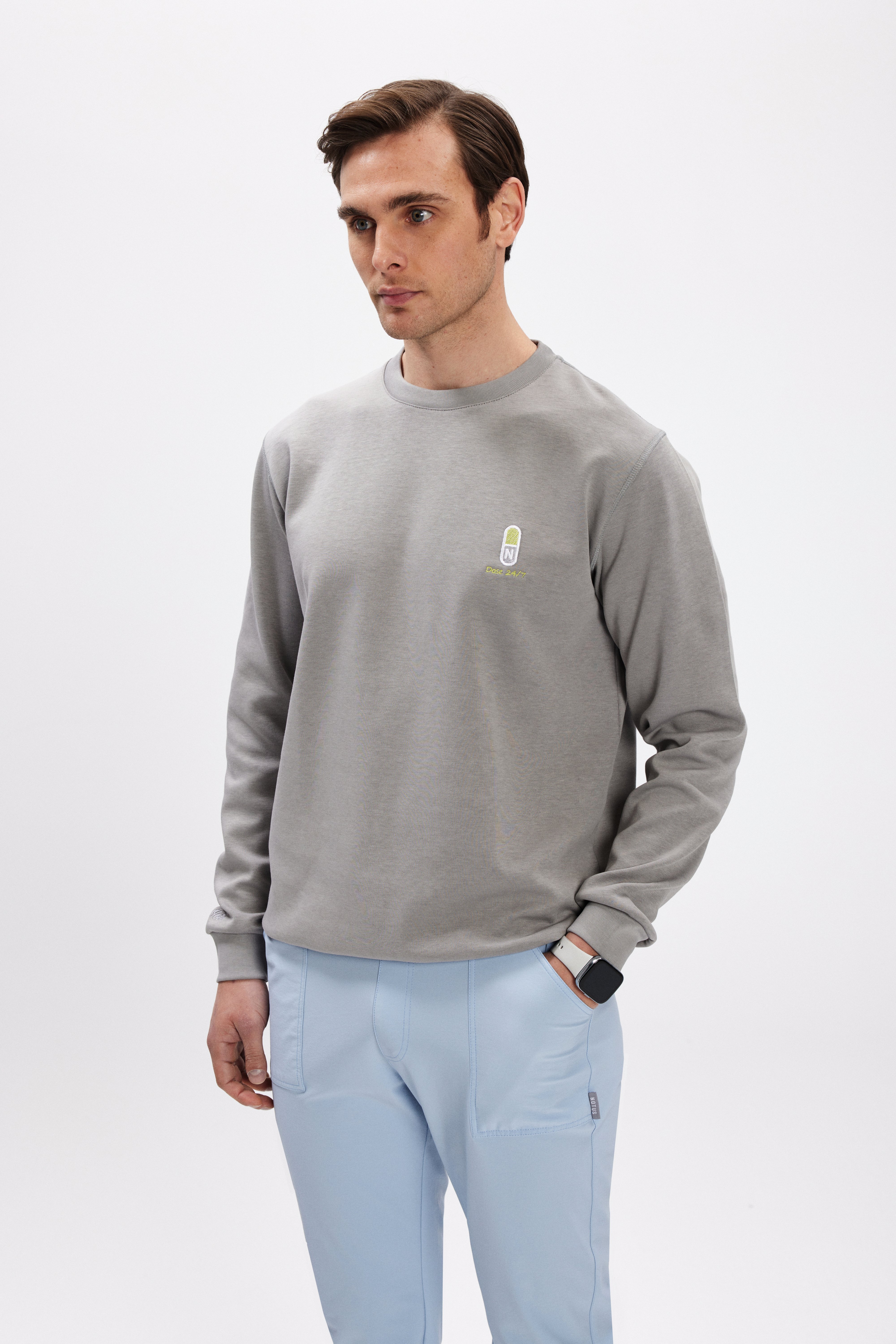 Dose 24/7 Gri Erkek Sweatshirt