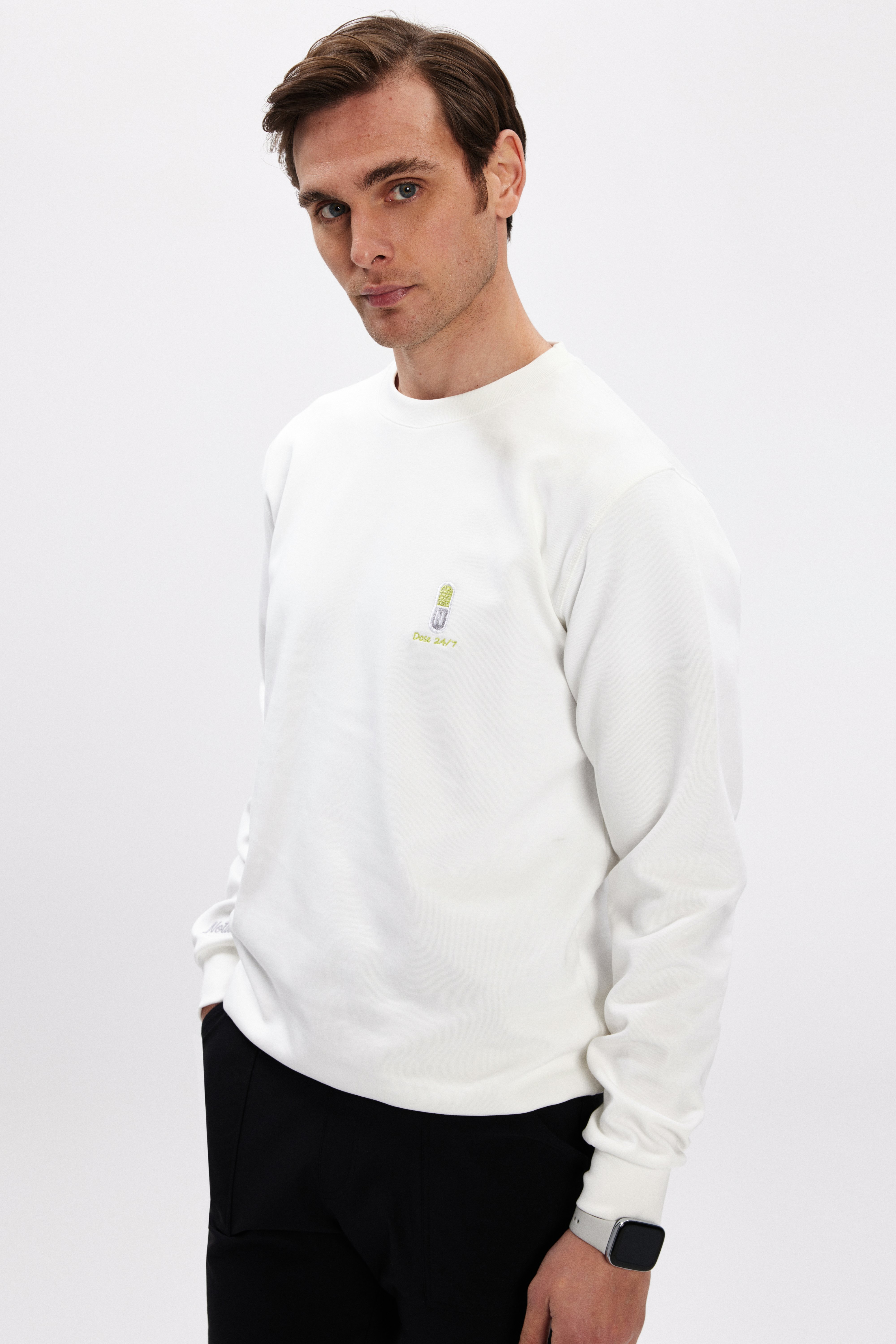 Dose 24/7 Ekru Erkek Sweatshirt