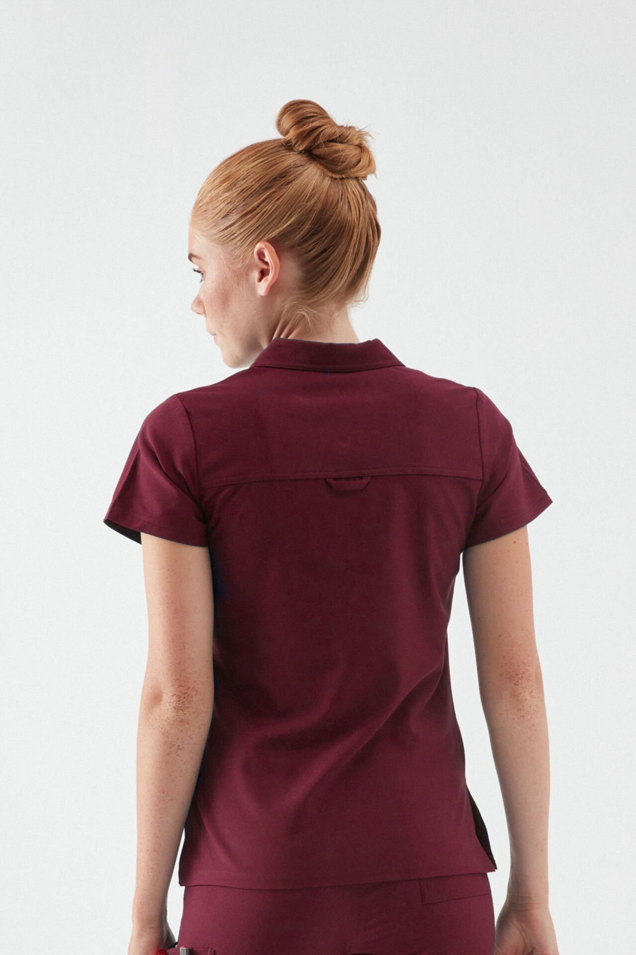 C U L L I N A N - Bordo Kadın Üniforma Üst