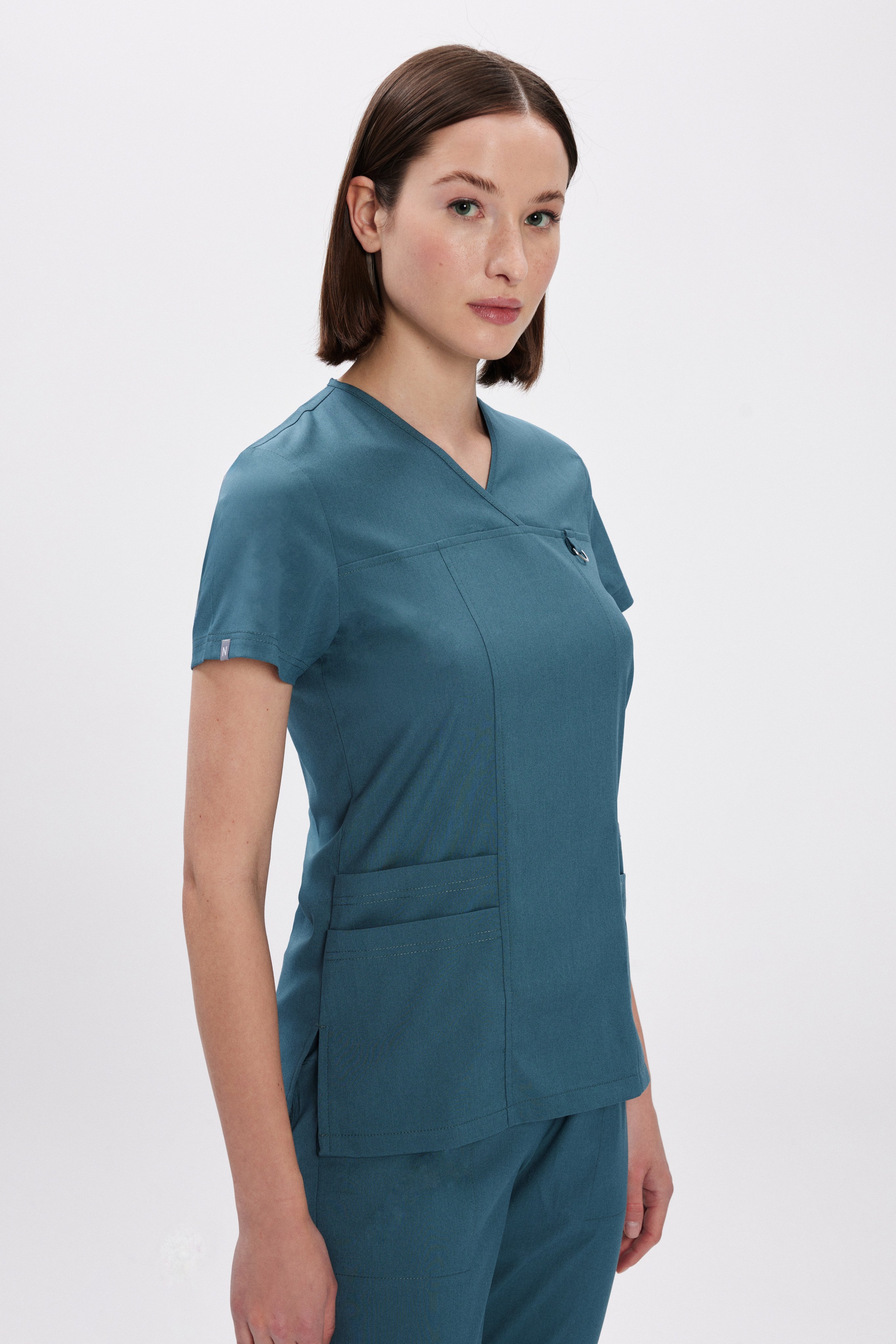 L I S B O N - Petrol Yeşil  Kadın Üniforma Takım