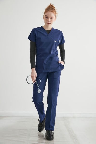LYCRA-FLEX | WOMEN'S UNIFORM SET - DARK INDIGO