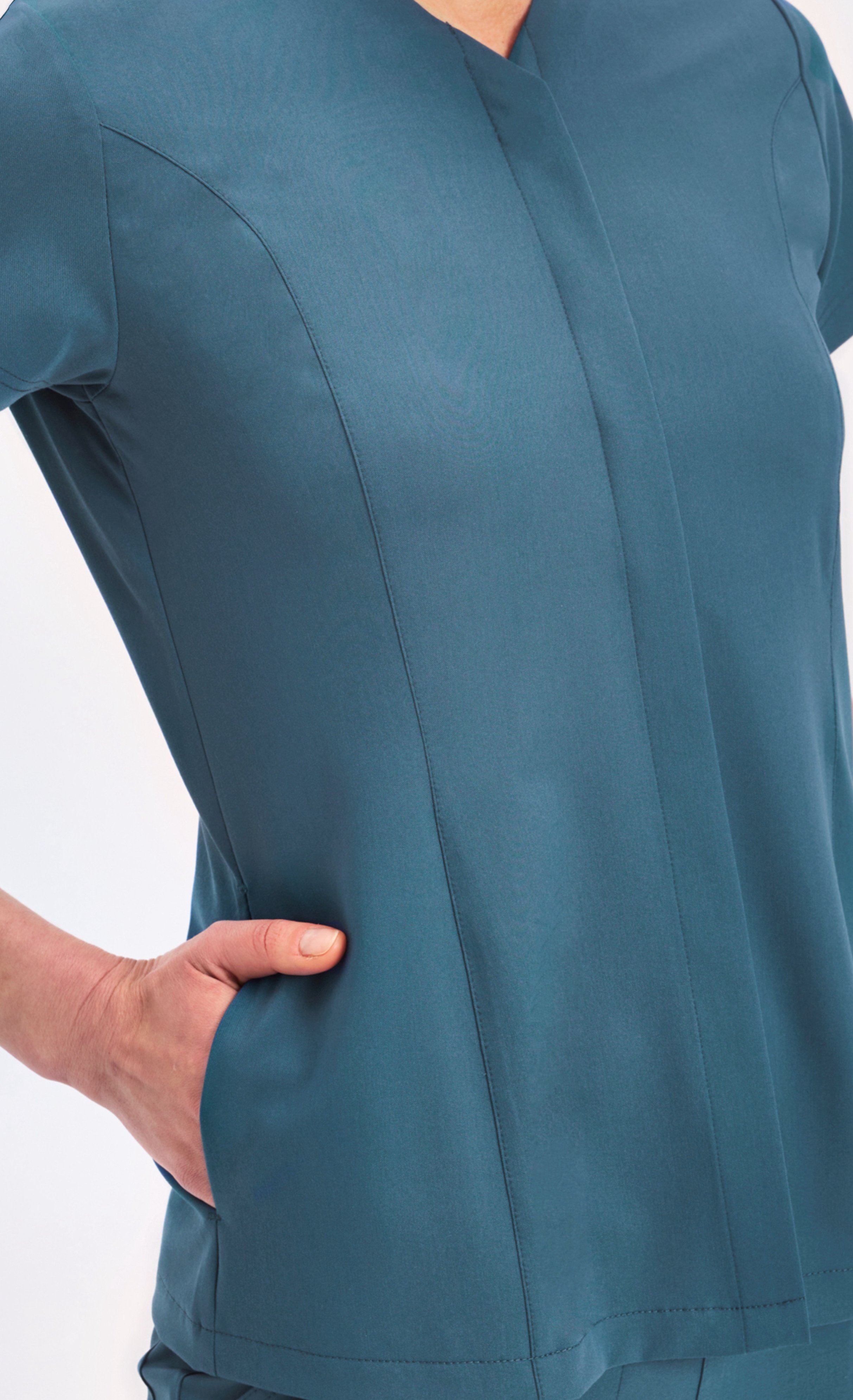 V E R O N A - Petrol Yeşili Kadın Üniforma Takım