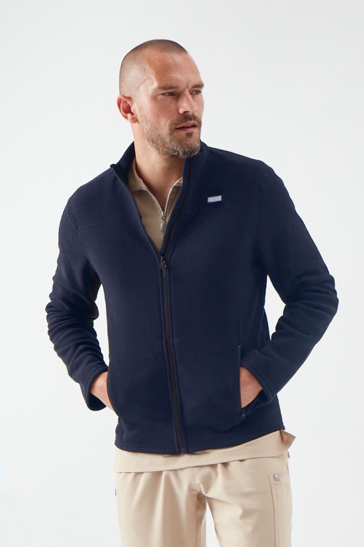 Lacivert Erkek Polar Ceket