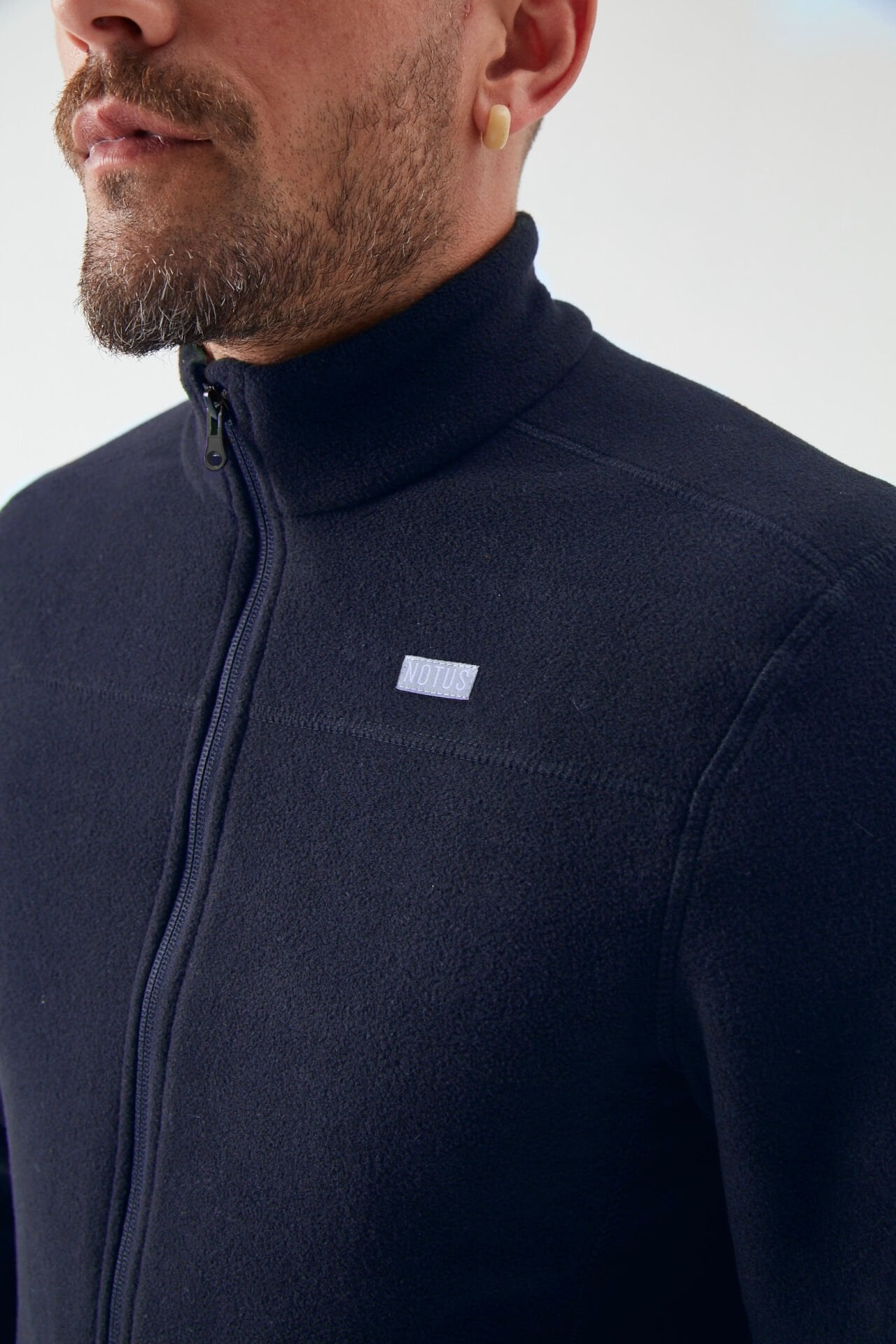 Lacivert Erkek Polar Ceket