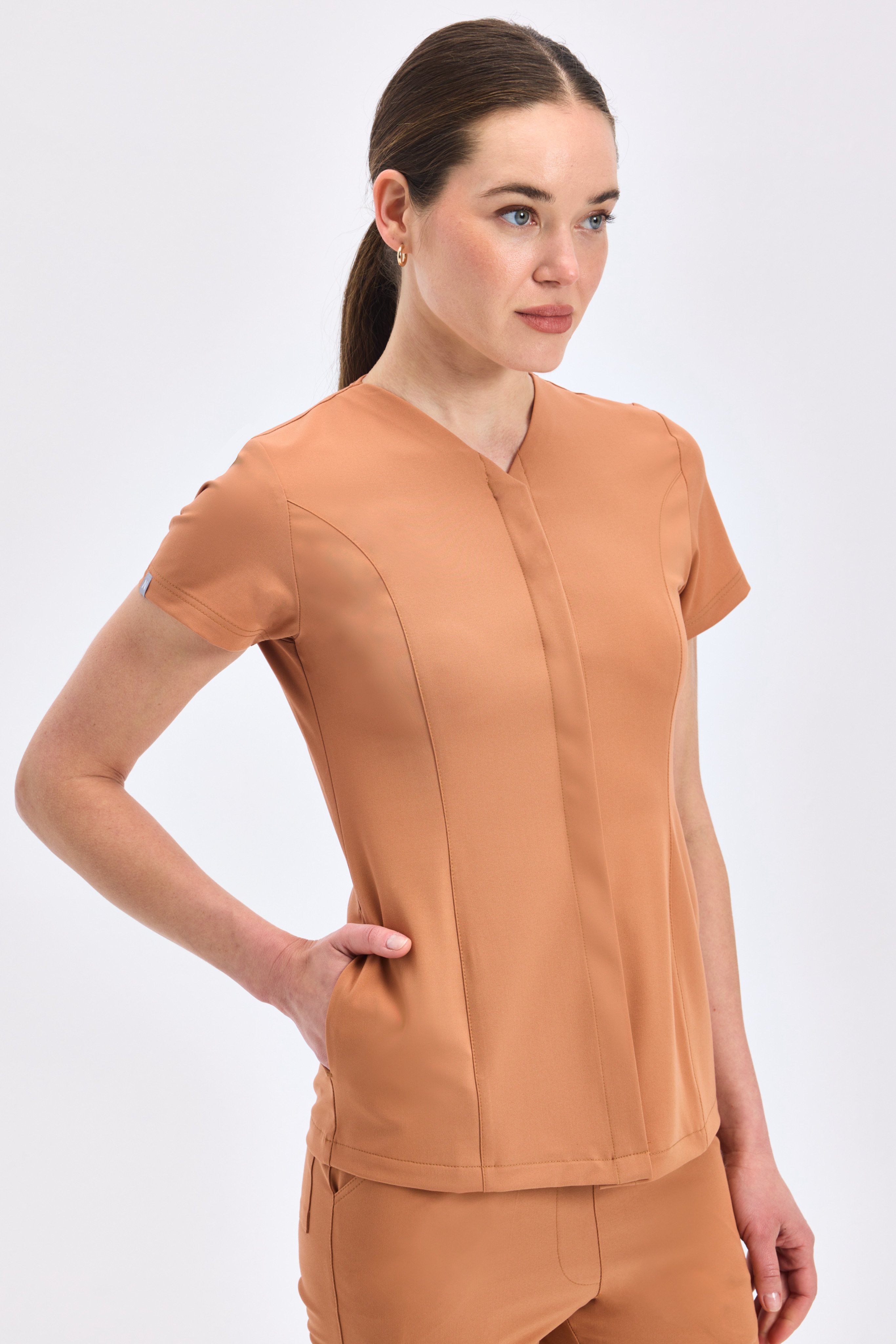 V E R O N A - Terakota Kadın Üniforma Takım