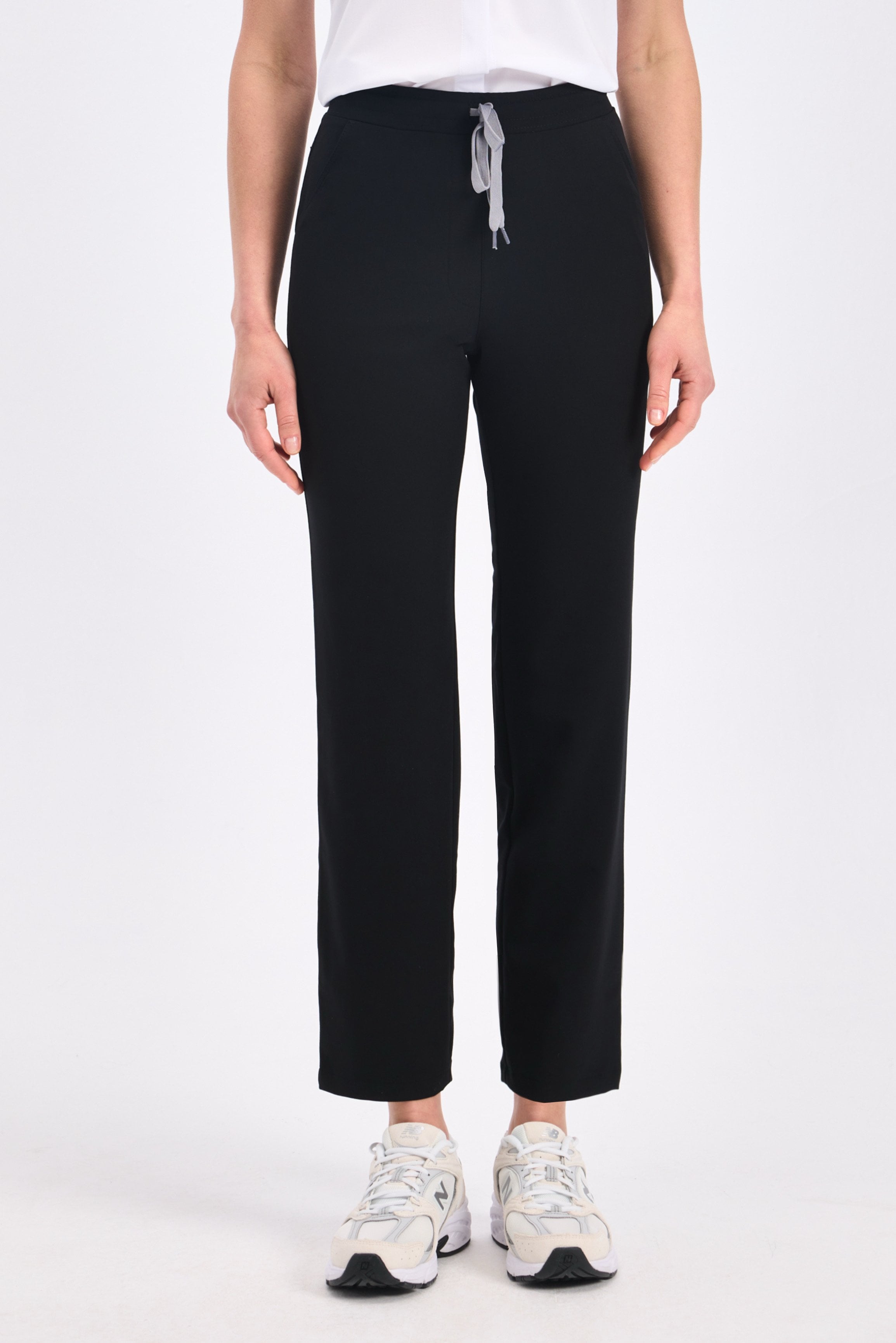 Siyah Boru Paça Kadın Üniforma Alt