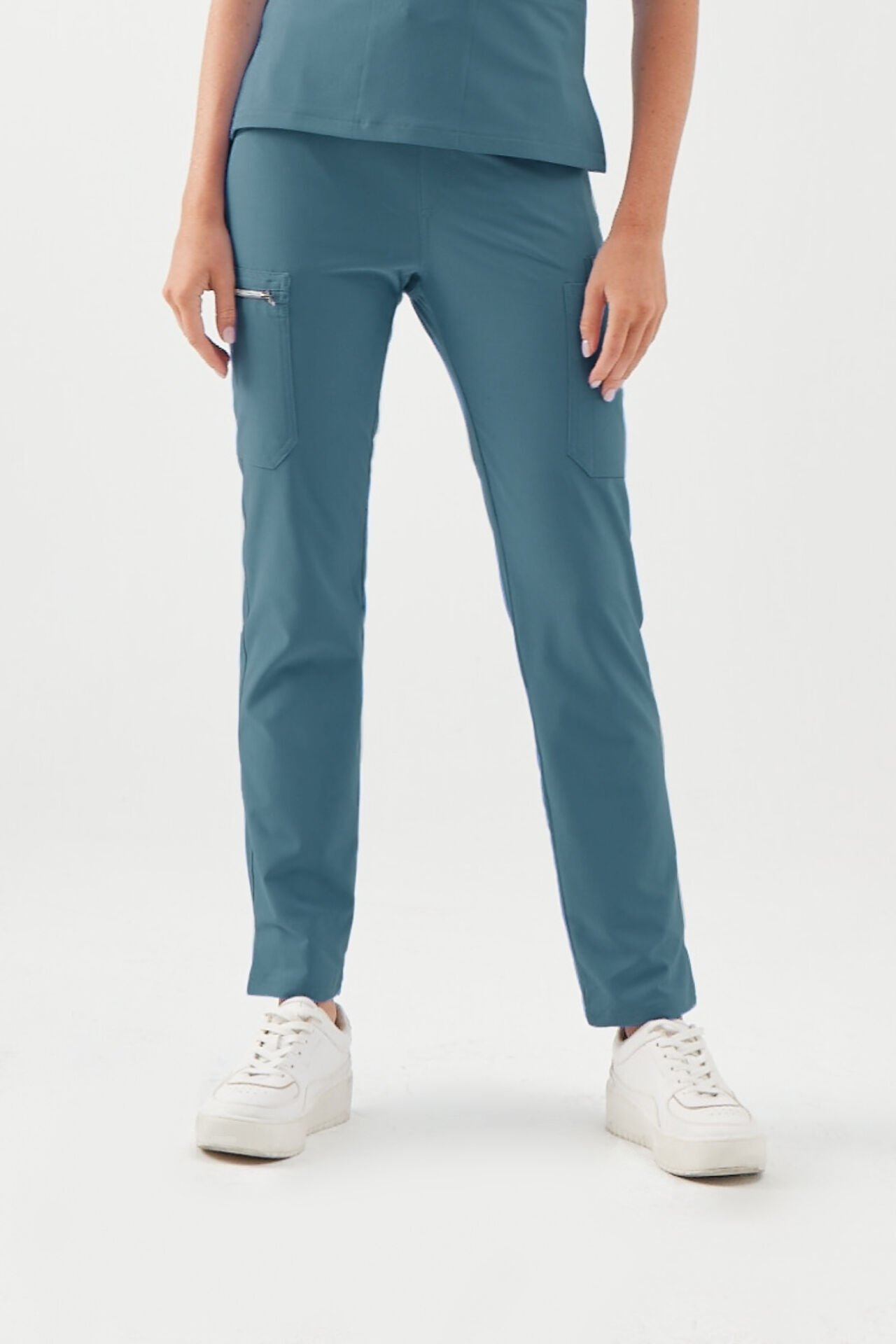 A L L N A T T - Petrol Yeşili Kadın Üniforma Alt