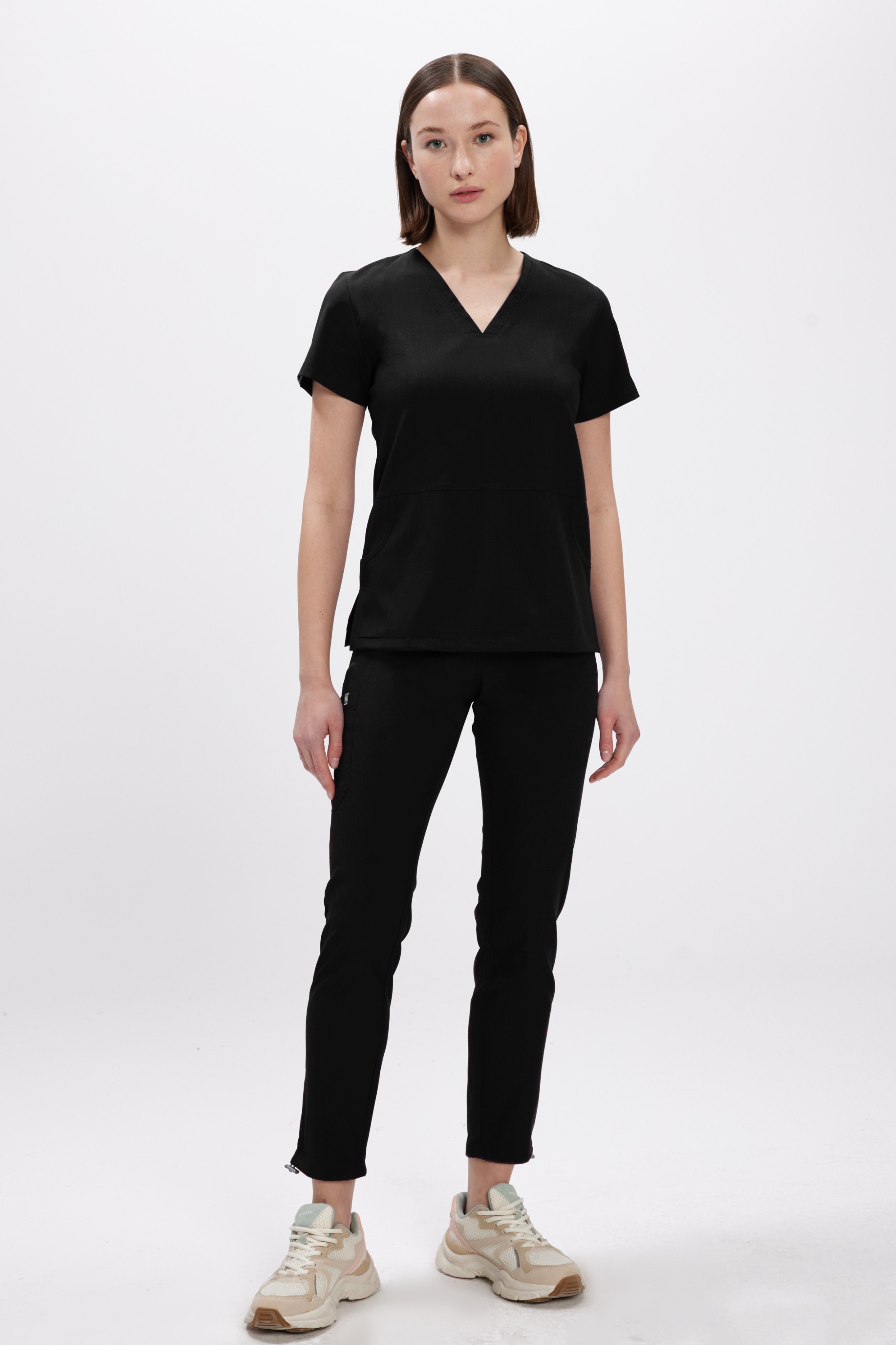 B O S T O N- Siyah Kadın Üniforma Takım