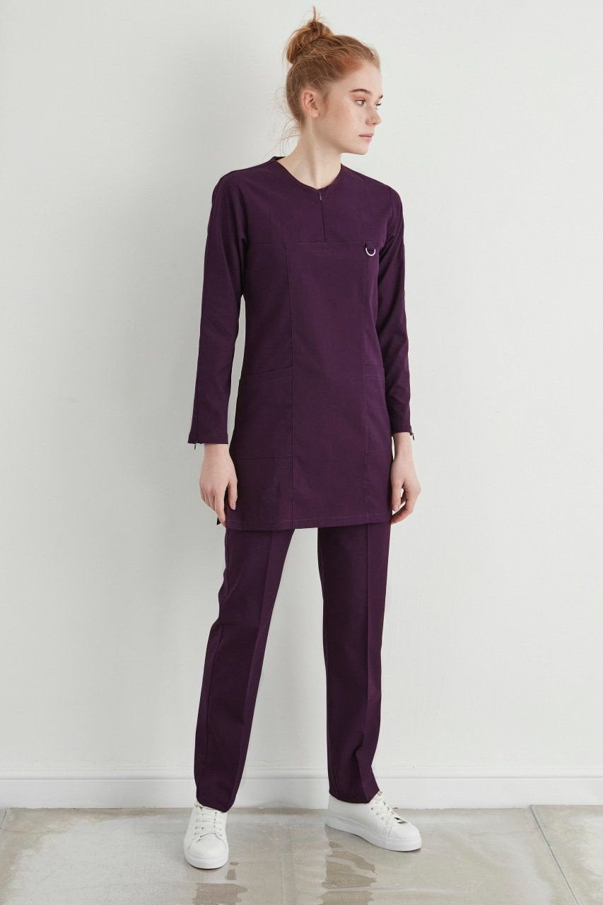 M A R R A K E S H- Mürdüm Kadın Tesettür Üniforma Takım