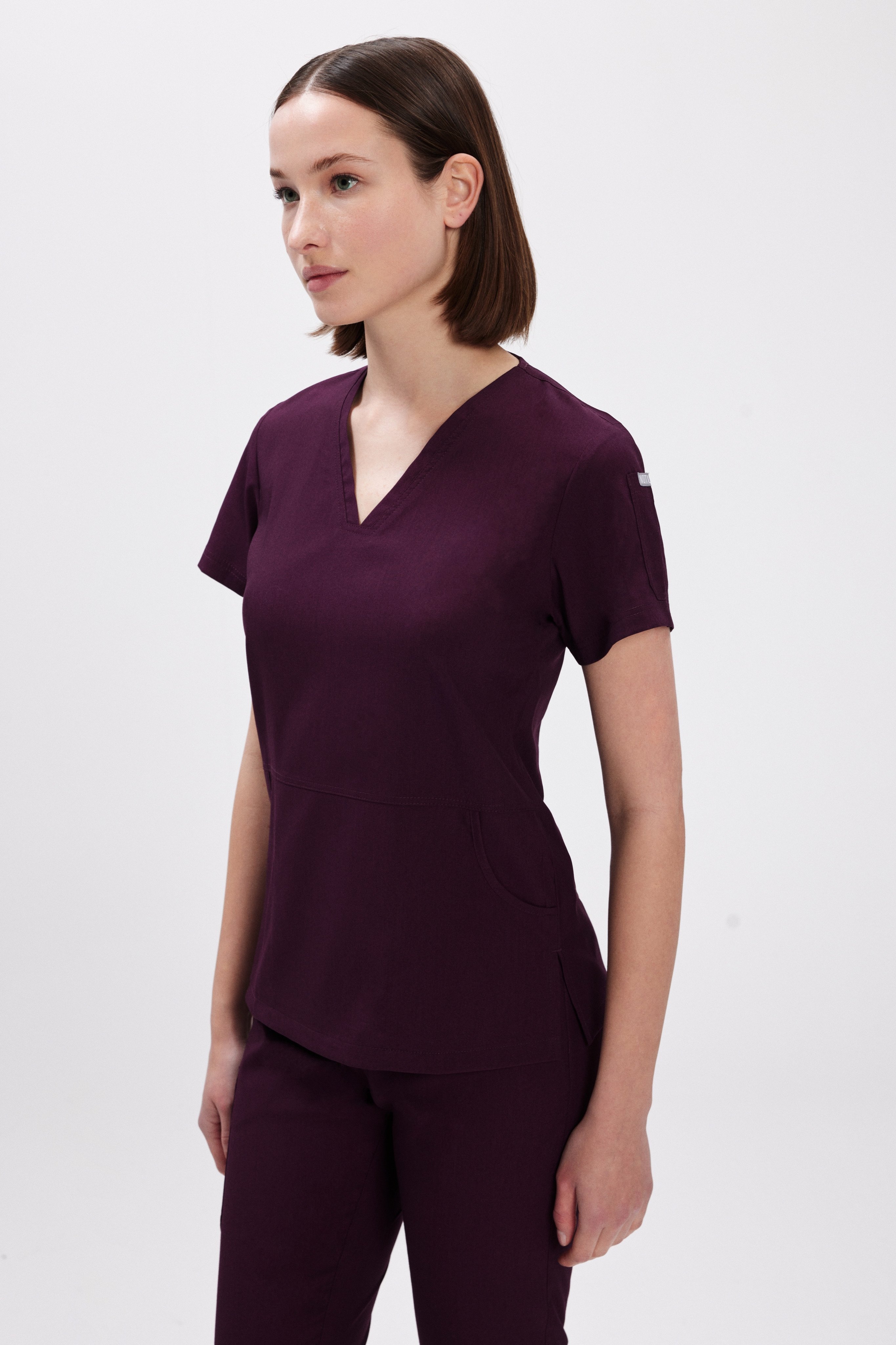 B O S T O N- Mürdüm Kadın Üniforma Takım