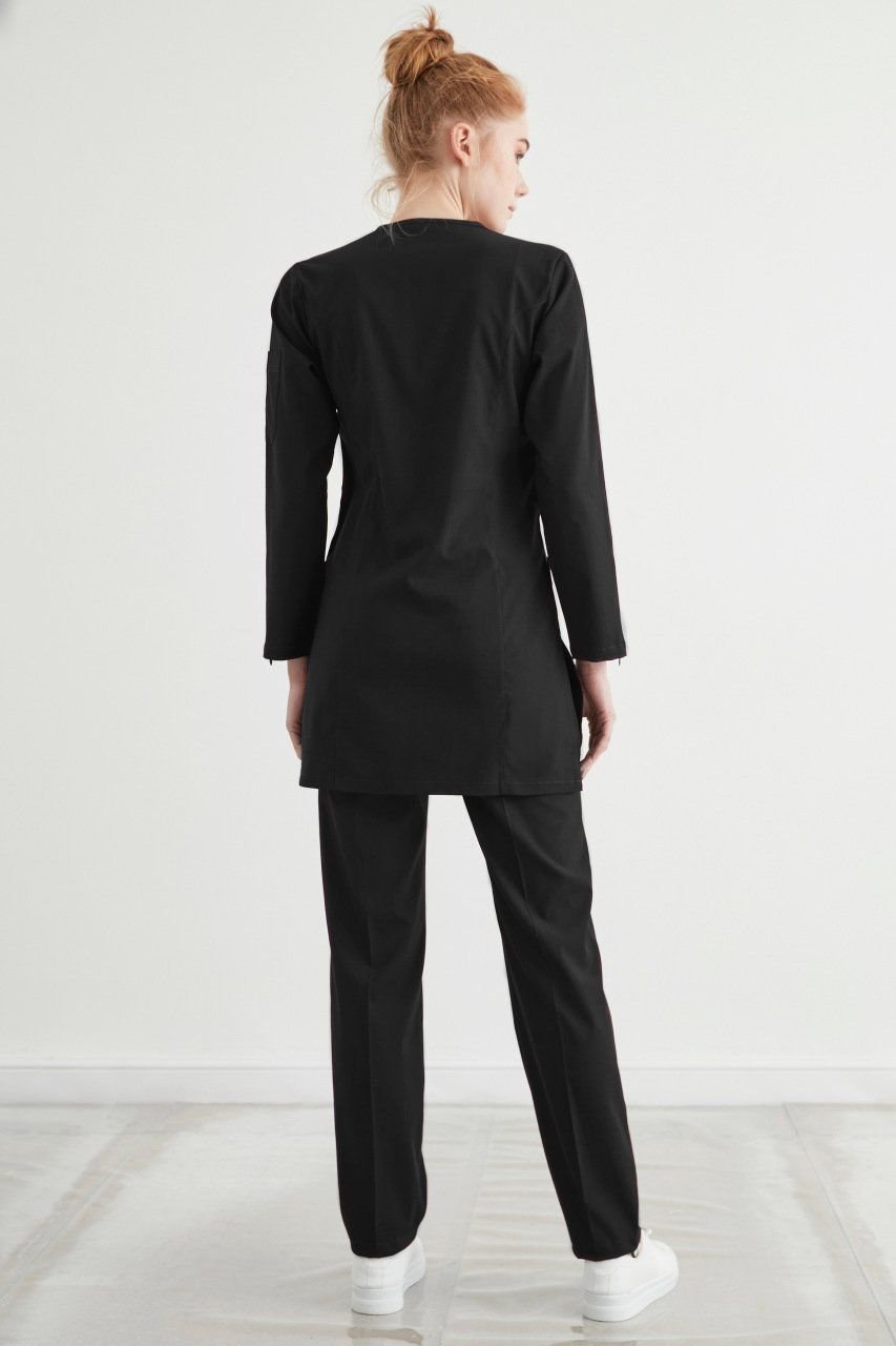 M A R R A K E S H- Siyah Kadın Tesettür Üniforma Takım